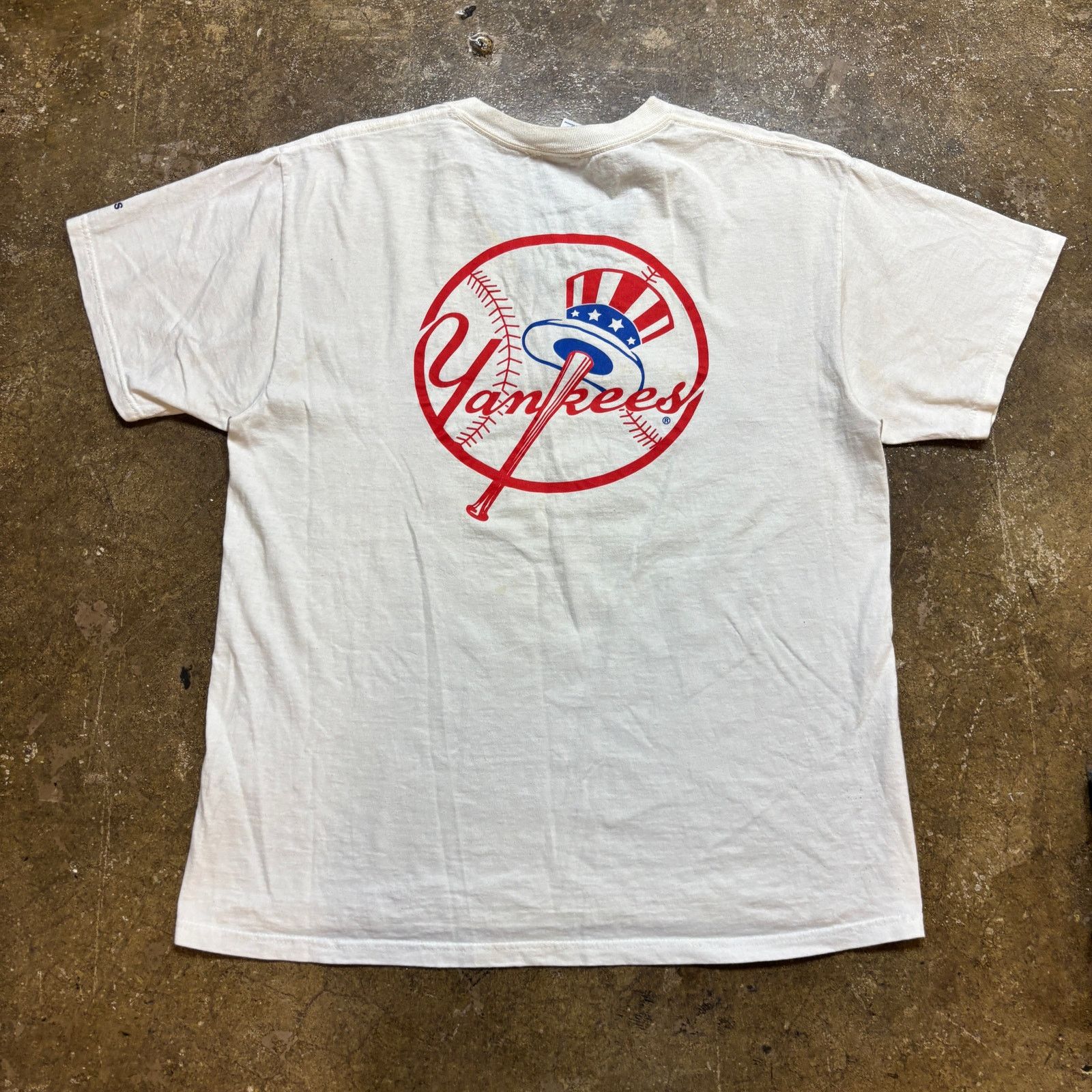 Adidas × New York Yankees × Vintage Vintage 2003 Adidas New York Yankees V Neck Shirt Men's L Size US L / EU 52-54 / 3 - 3 Thumbnail