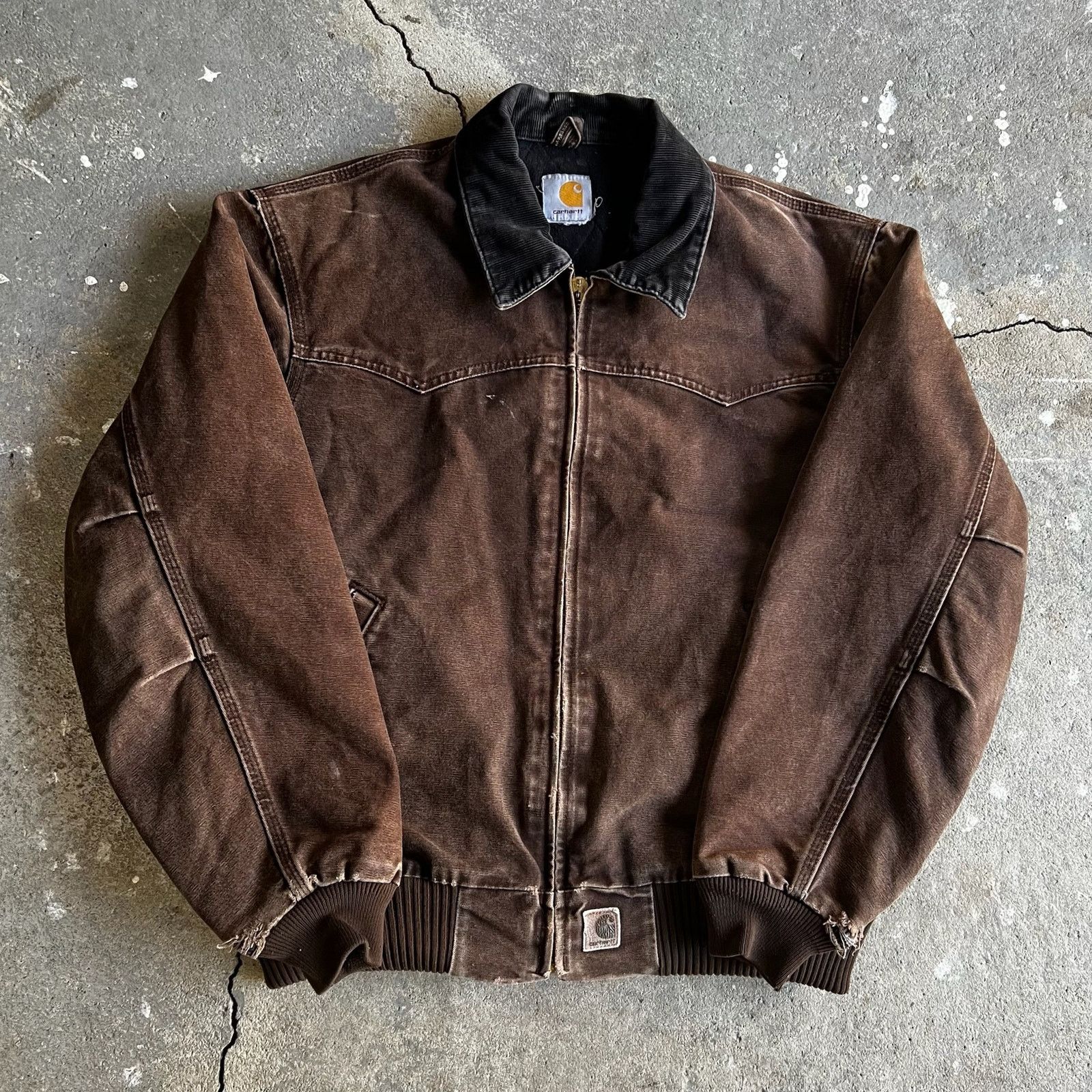 Carhartt × Streetwear × Vintage Crazy Vintage Faded Carhartt Santa