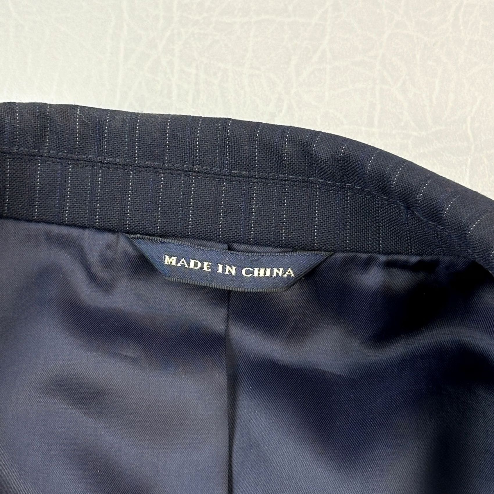 Banana Republic Banana Republic Blazer Mens 38S Navy Pinstripe Wool Modern Fit Sport Jacket Shirt Size 38R - 7 Thumbnail