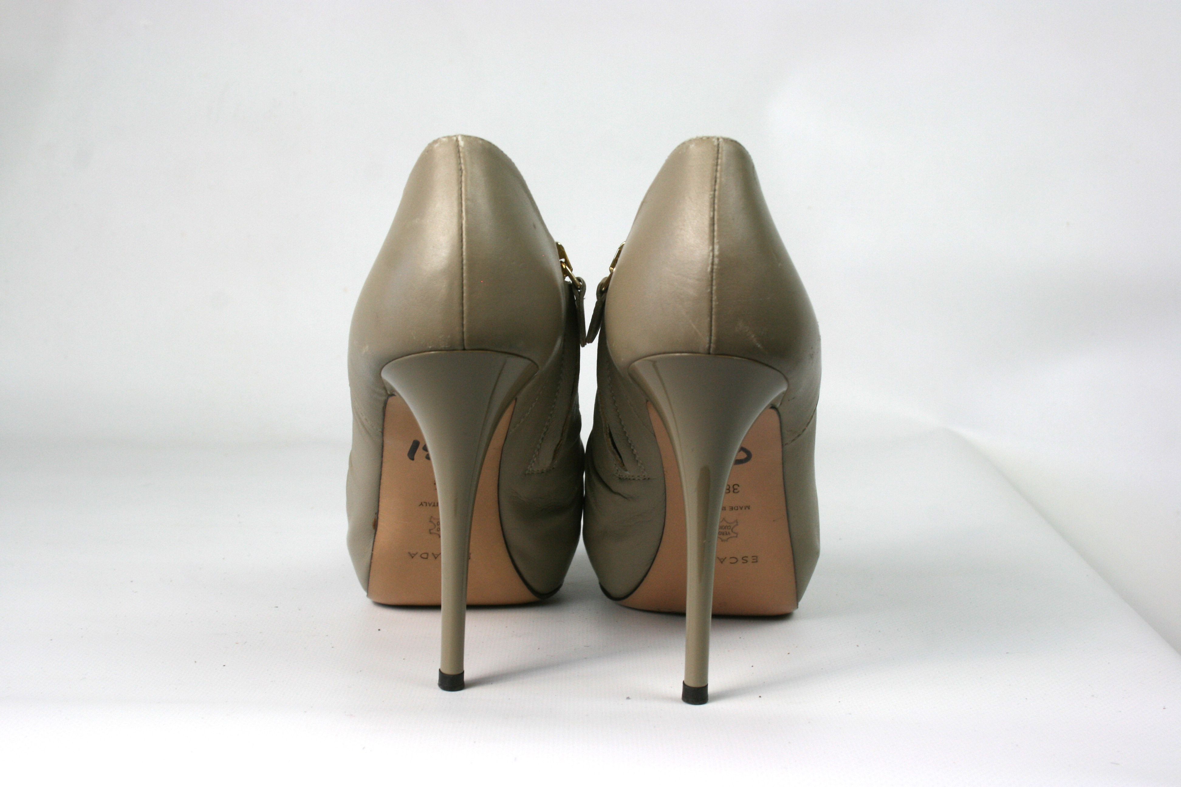 Escada Leather Heels Size US 8.5 / IT 38.5 - 6 Thumbnail