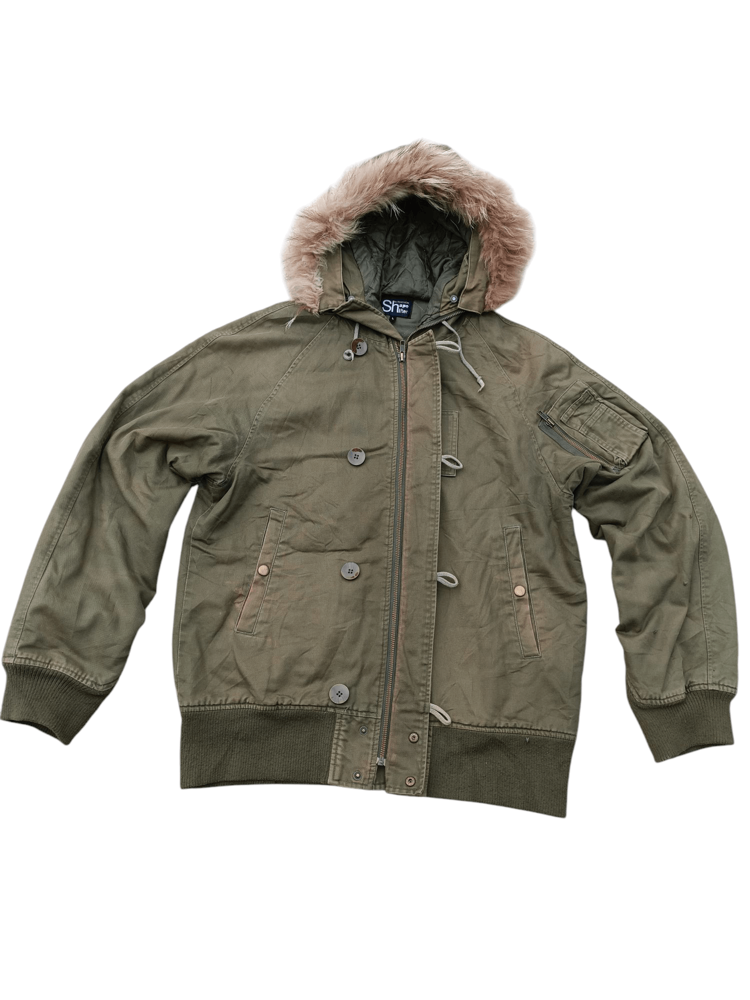 Japanese Brand Fur Hoodie Shape Shifter By Freaks Store FR002 Size US L / EU 52-54 / 3 - 10 Thumbnail