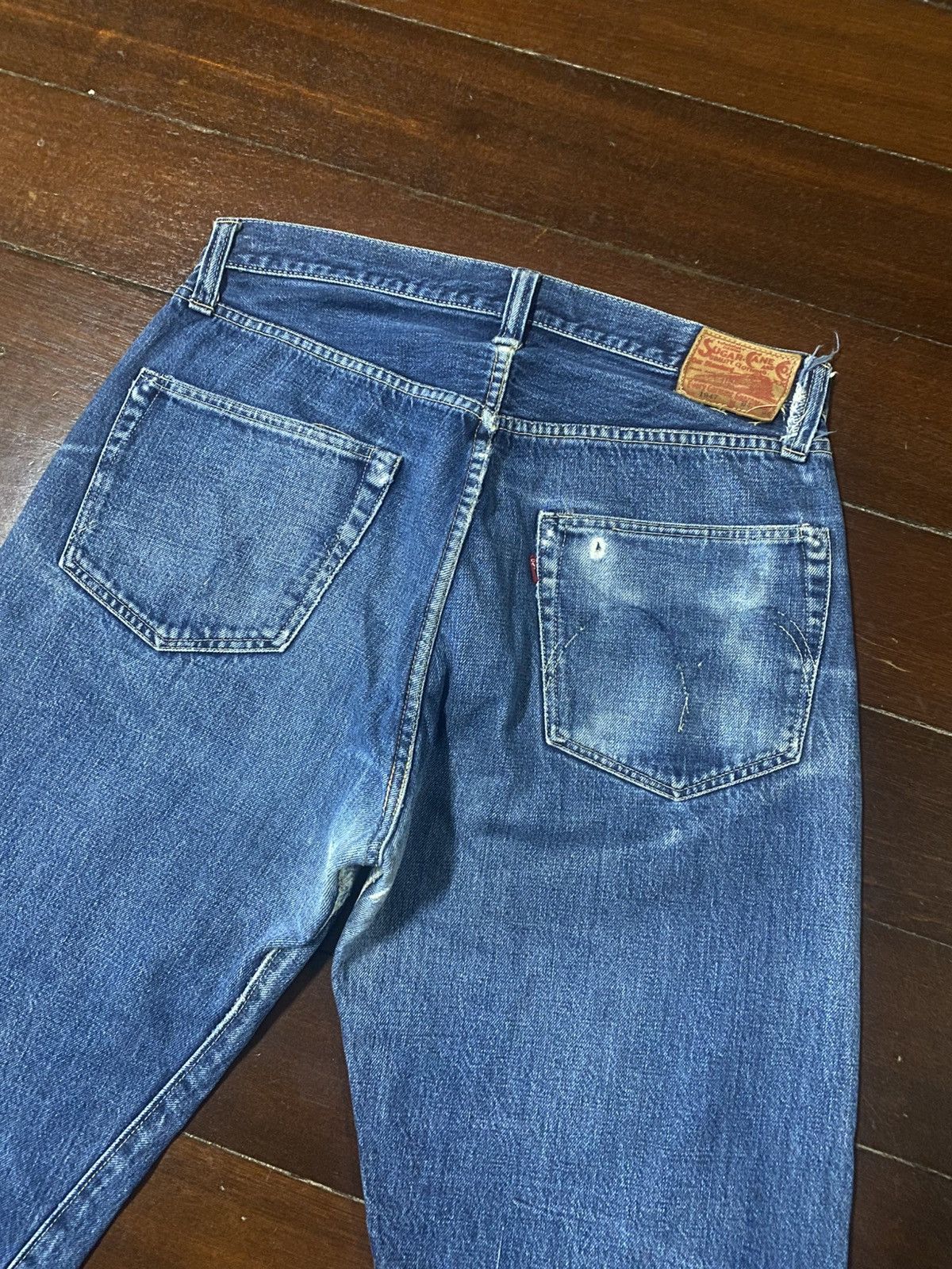 Sugar Cane Vintage Sugar cane 1947 v stich hidden rivet distressed Size US 33 - 11 Thumbnail