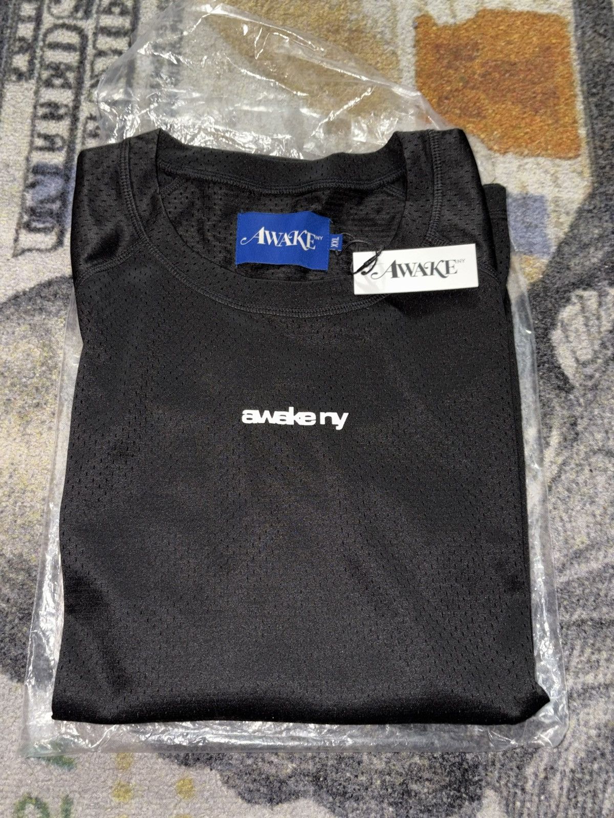 Awake NY AWAKE NY Mesh Long Sleeve Top Black Size US XXL / EU 58 / 5 - 1 Thumbnail