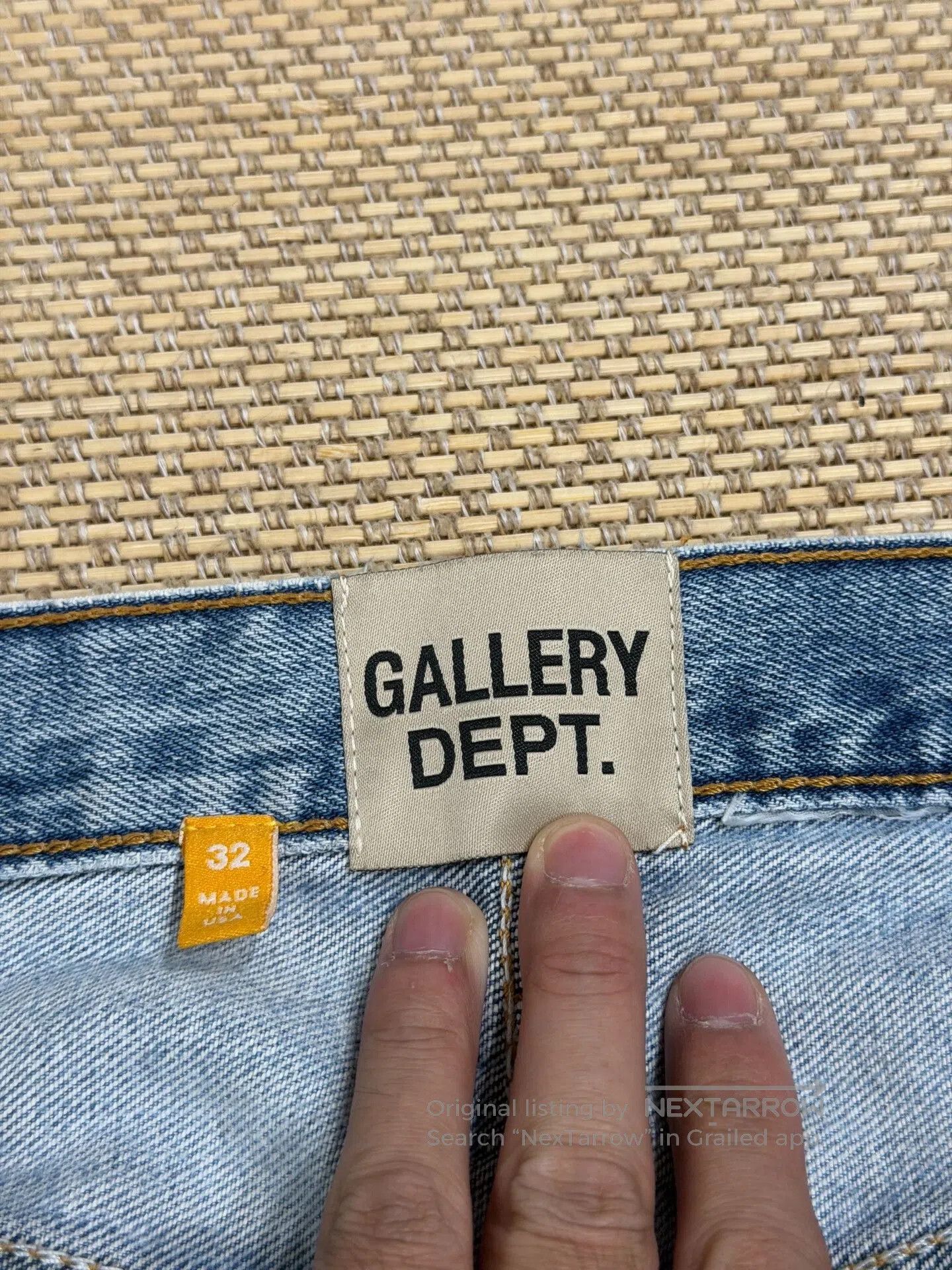 Gallery Dept. Gallery Dept 5001 Distressed Denim Jeans. Size US 32 / EU 48 - 3 Thumbnail