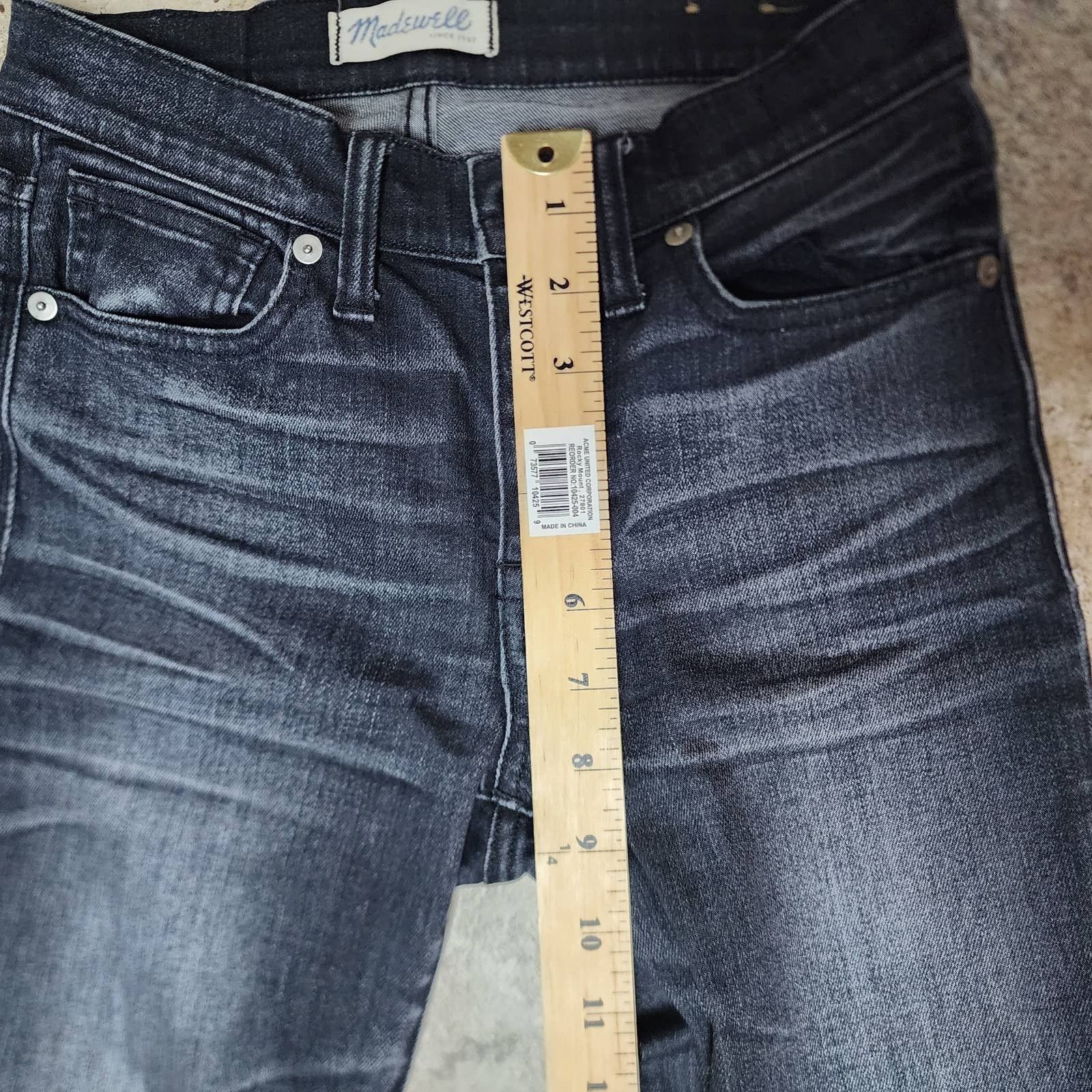 Madewell Madewell Distressed Knees High Riser Skinny Jeans Size 24 Size 24" / US 00 / IT 34 - 7 Thumbnail