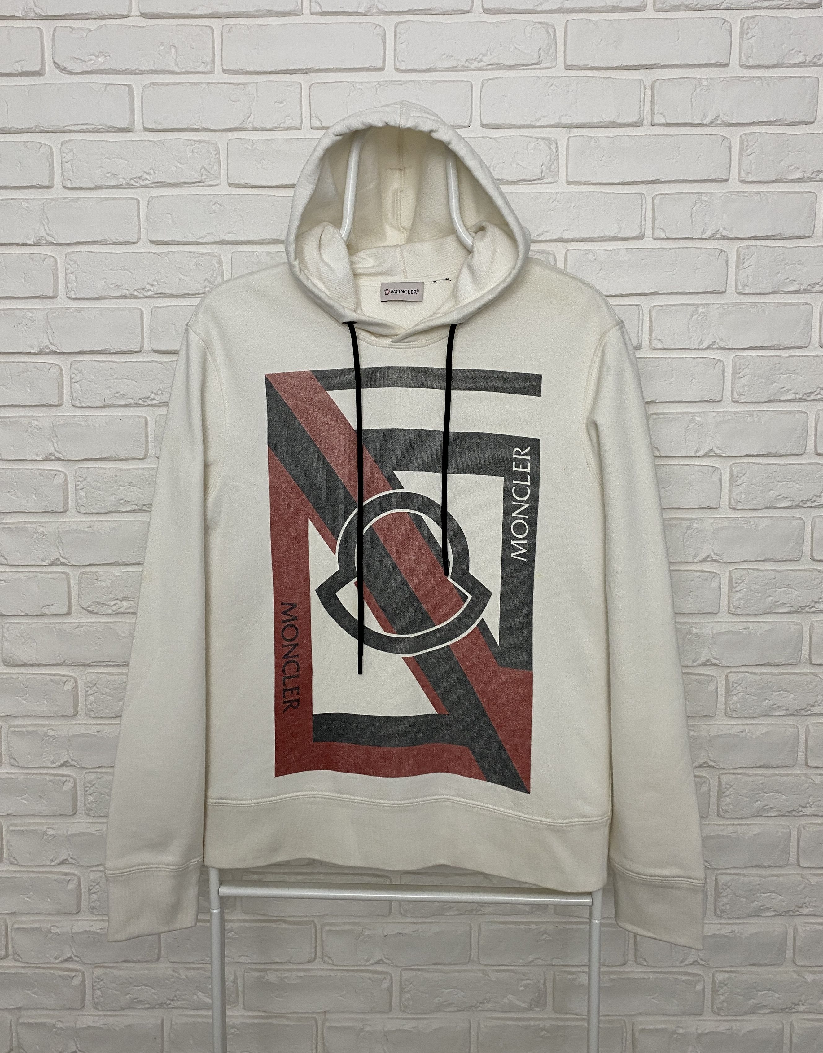 Craig Green × Moncler Moncler Genius Craig Green Hoodie Big Logo Beige Size S Size US S / EU 44-46 / 1 - 3 Thumbnail