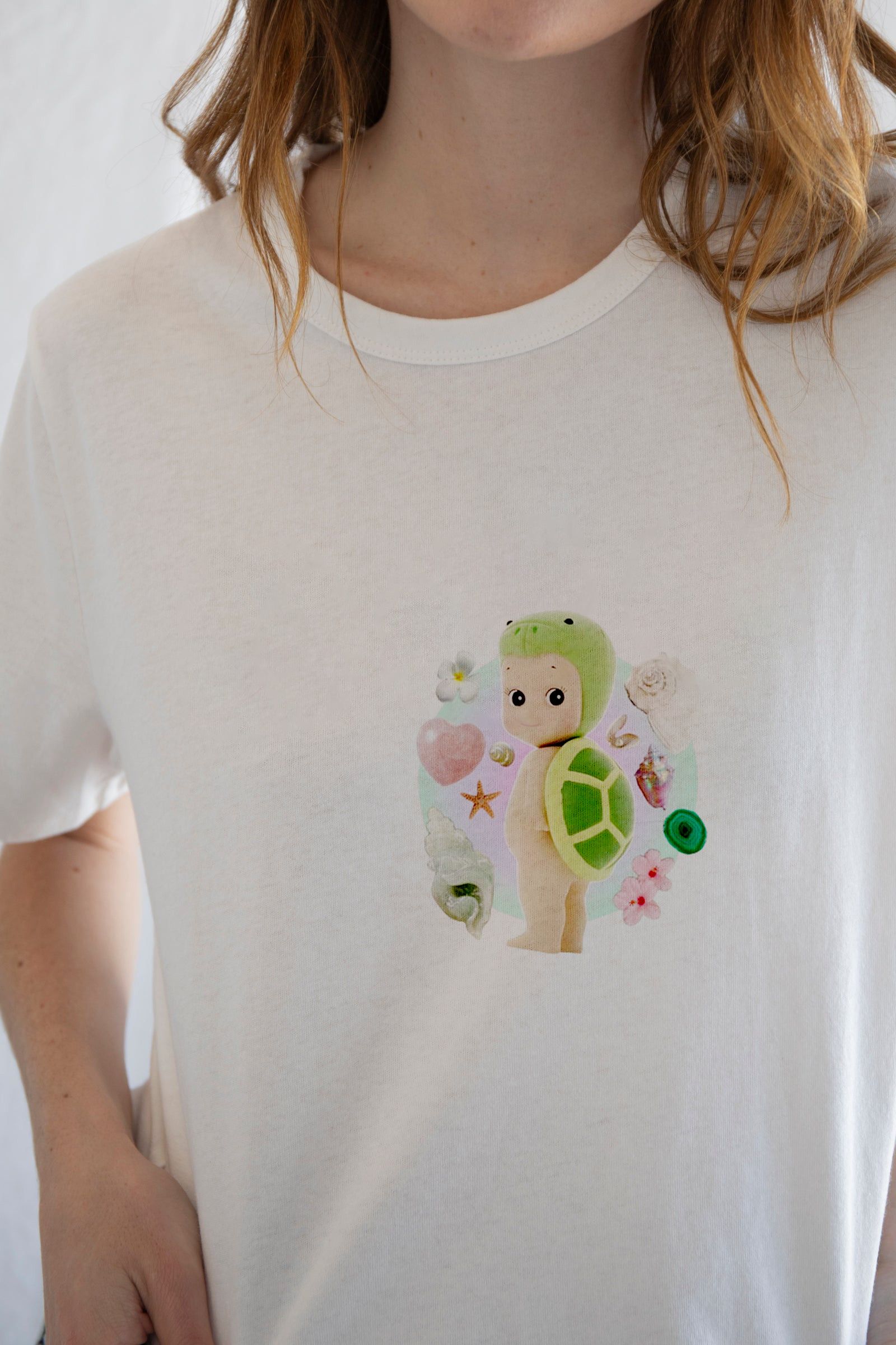 Vintage Sonny Angel Turtle Tee / Seashell Tee Size L / US 10 / IT 46 - 1 Thumbnail