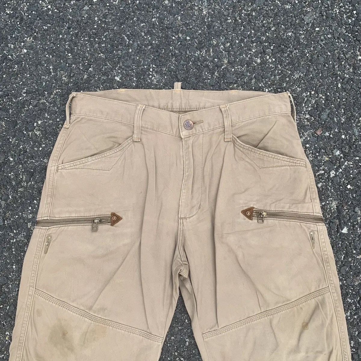 StraightFaded RUSTY DIRTY🔥JAPANESE VINTAGE TROUSERS FADED DISTRESSED PANT Size US 31 - 3 Thumbnail