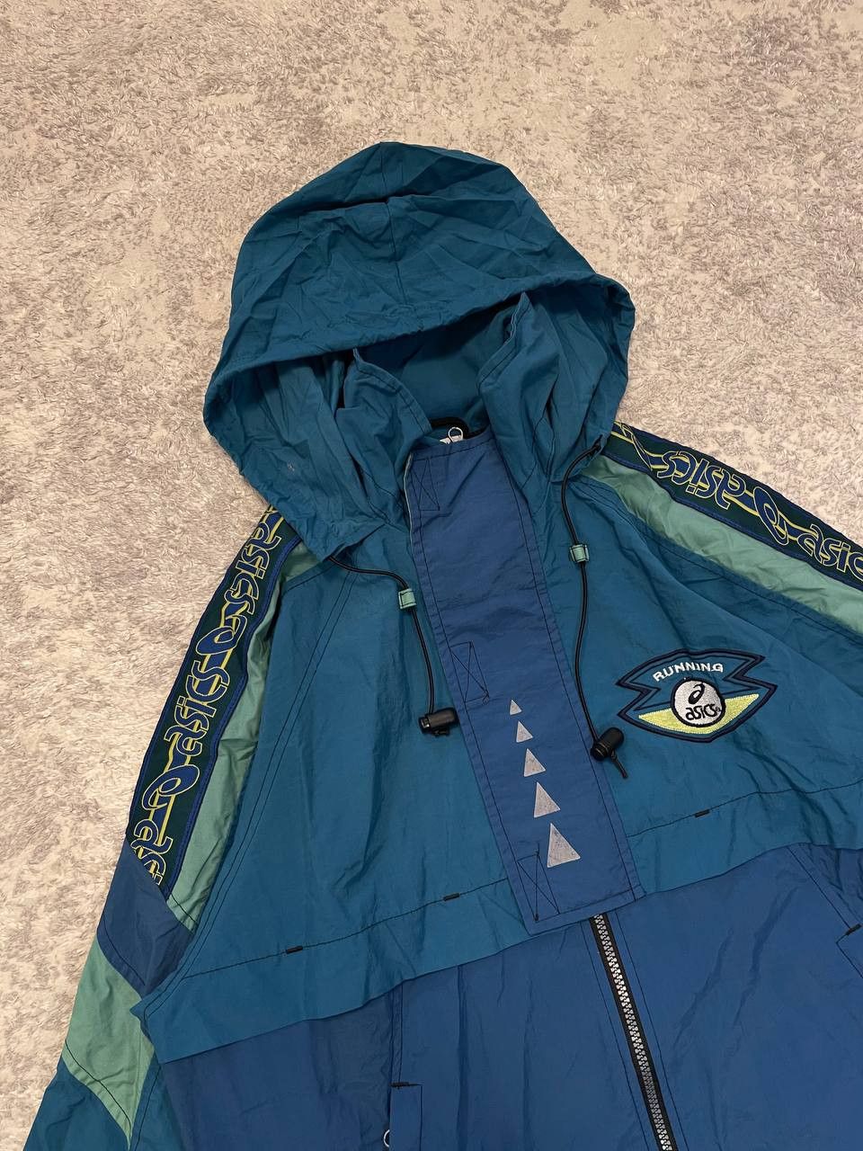 Asics Vintage ASICS Windbreaker Jacket Men’s M 90s Hooded Track Size US M / EU 48-50 / 2 - 7 Thumbnail