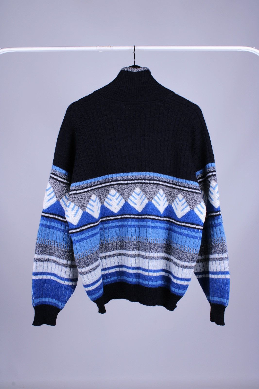 Lacoste × Vintage LACOSTE Vintage Half Zip 1/4 Wool Knitted Sweater Jumper Size US L / EU 52-54 / 3 - 2 Thumbnail