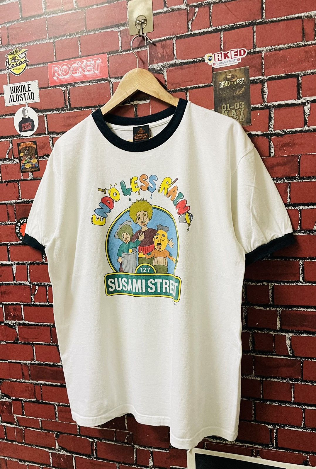 Band Tees VINTAGE SUSAMI STREET KISHIDAN JAPANESE ROCK BAND SHIRTS Size US L / EU 52-54 / 3 - 2 Thumbnail