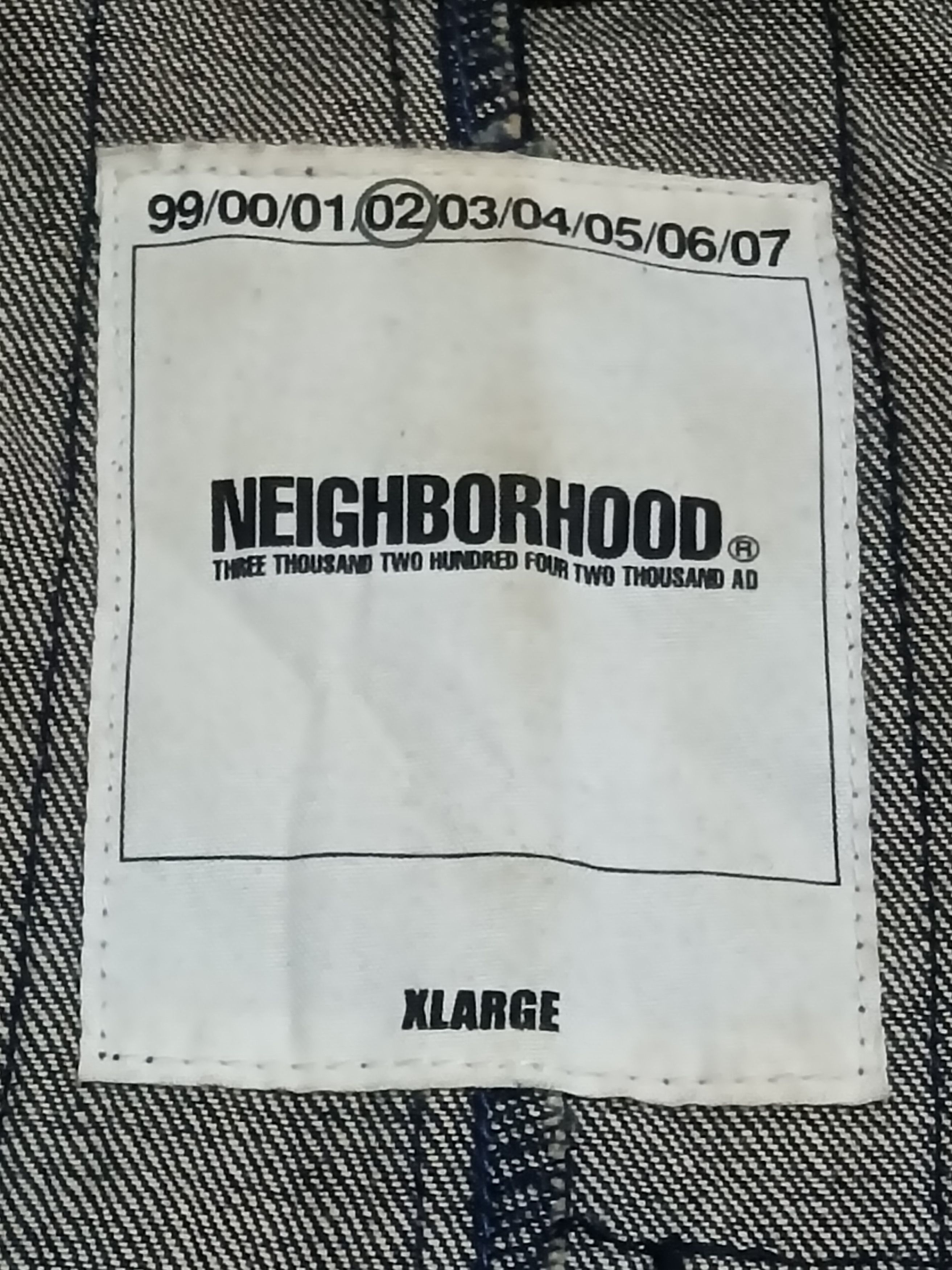 Neighborhood VINTAGE Y2K NEIGHBORHOOD PATCHWORK DENIM JACKET Size US XL / EU 56 / 4 - 2 Thumbnail