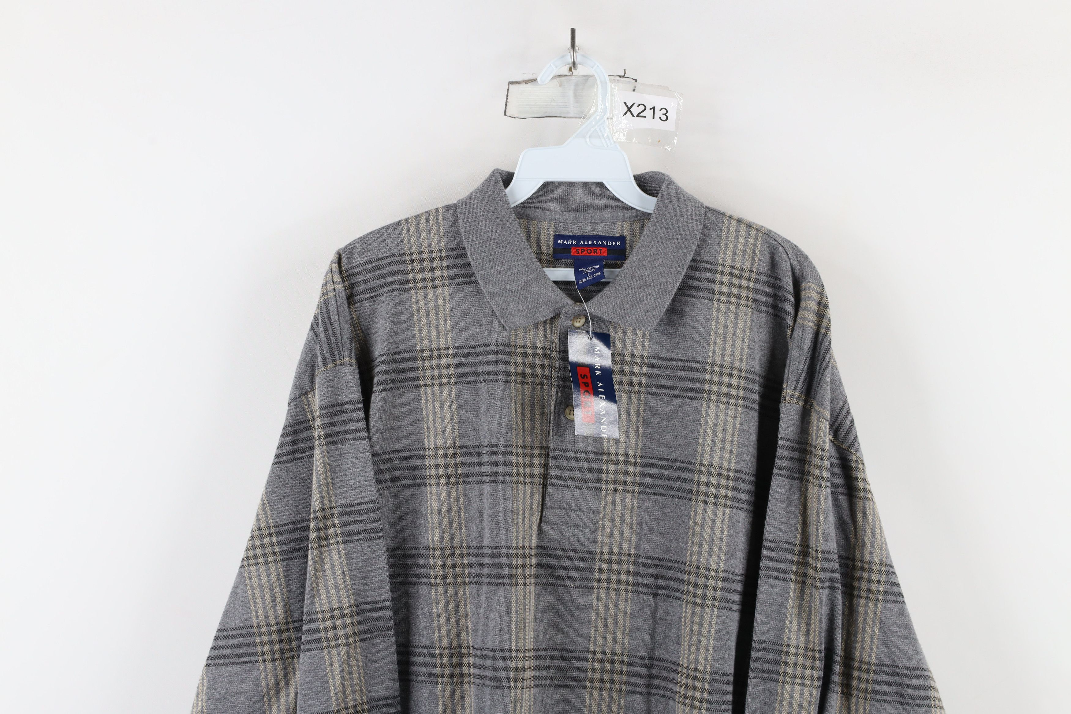 Vintage Deadstock Vintage 90s Streetwear Long Sleeve Rugby Polo Size US L / EU 52-54 / 3 - 2 Thumbnail
