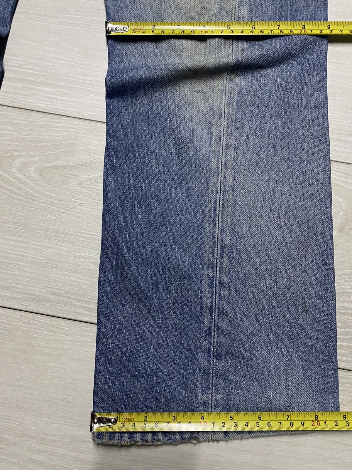 Comme des Garcons Comme Ca du Mode Men Grunge Twist Leg Baggy Jeans Size US 29 - 18 Thumbnail
