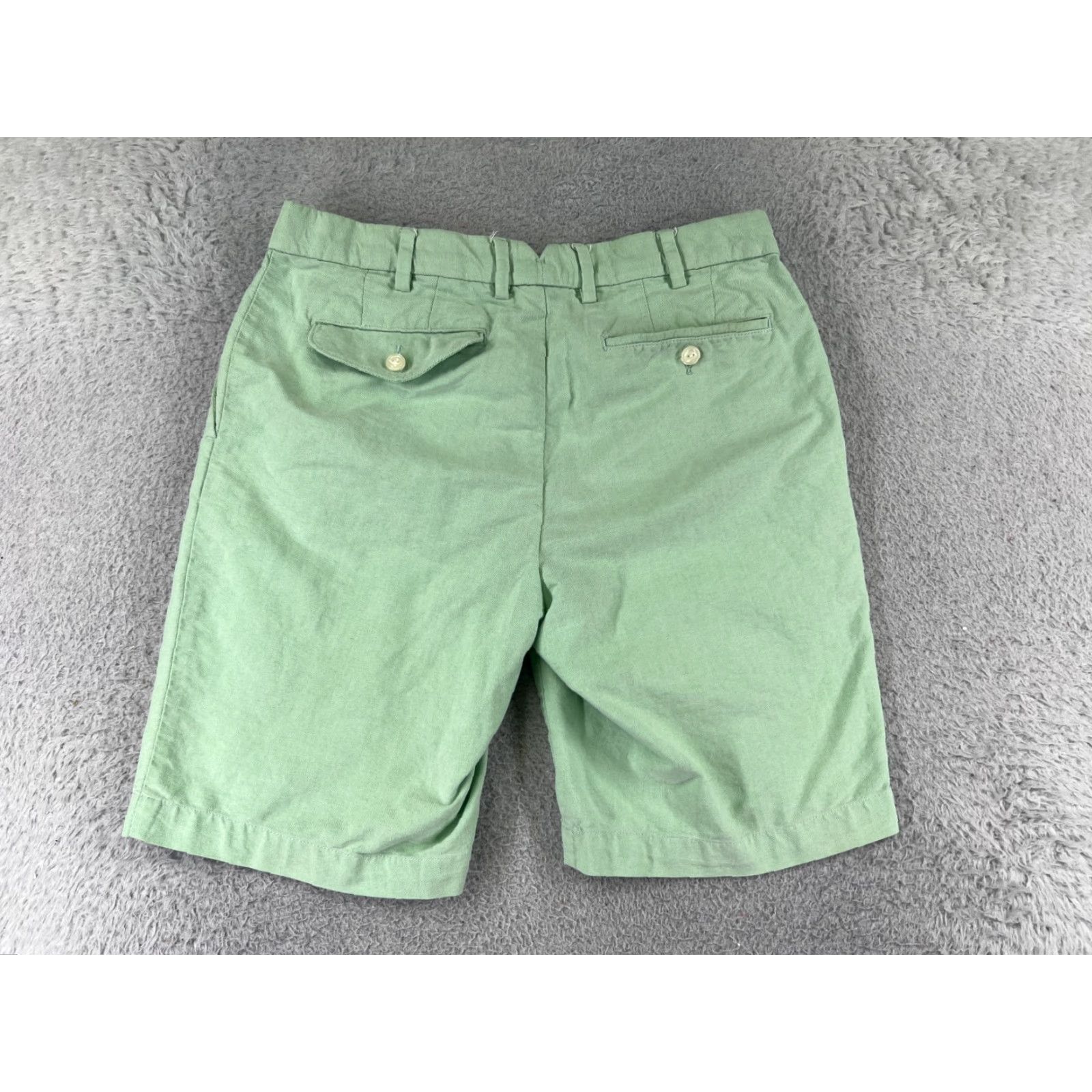 Polo Ralph Lauren Polo Ralph Lauren Shorts Men 32 Green 100% Cotton Woven Bermuda Casual Pants Adjustable Zip Flat Front Pocket Regular? Size US XS / EU 42 / 0 - 2 Thumbnail