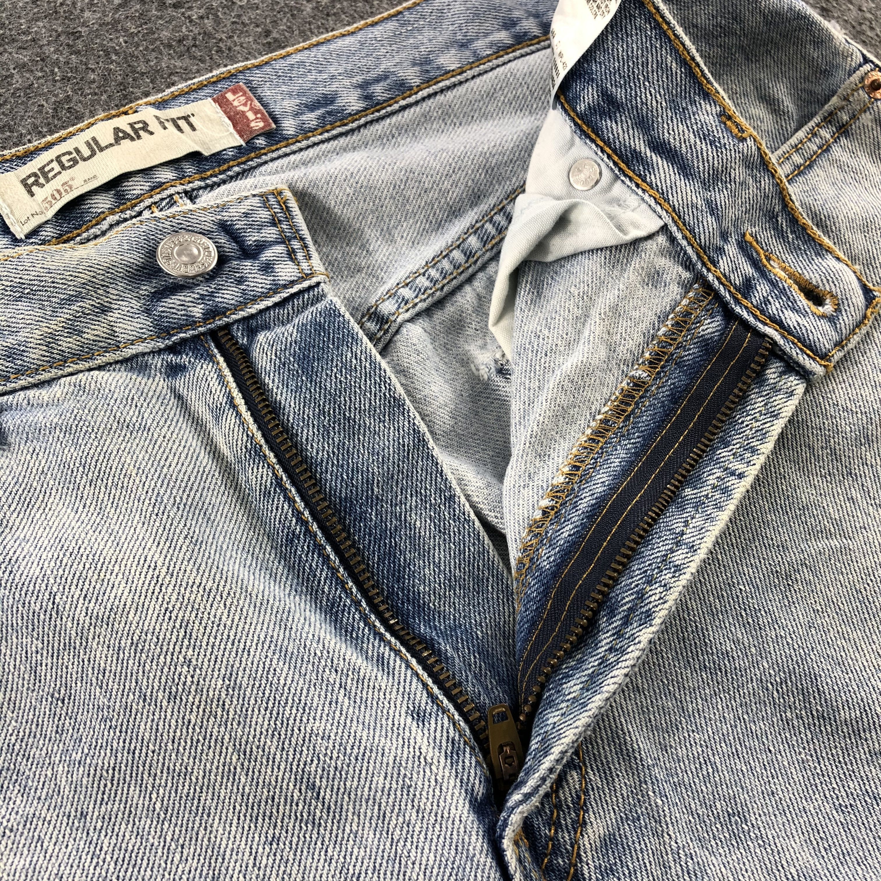 Levi's Light Wash Vintage Levis 505 Jeans-J1121 Size US 32 / EU 48 - 7 Thumbnail