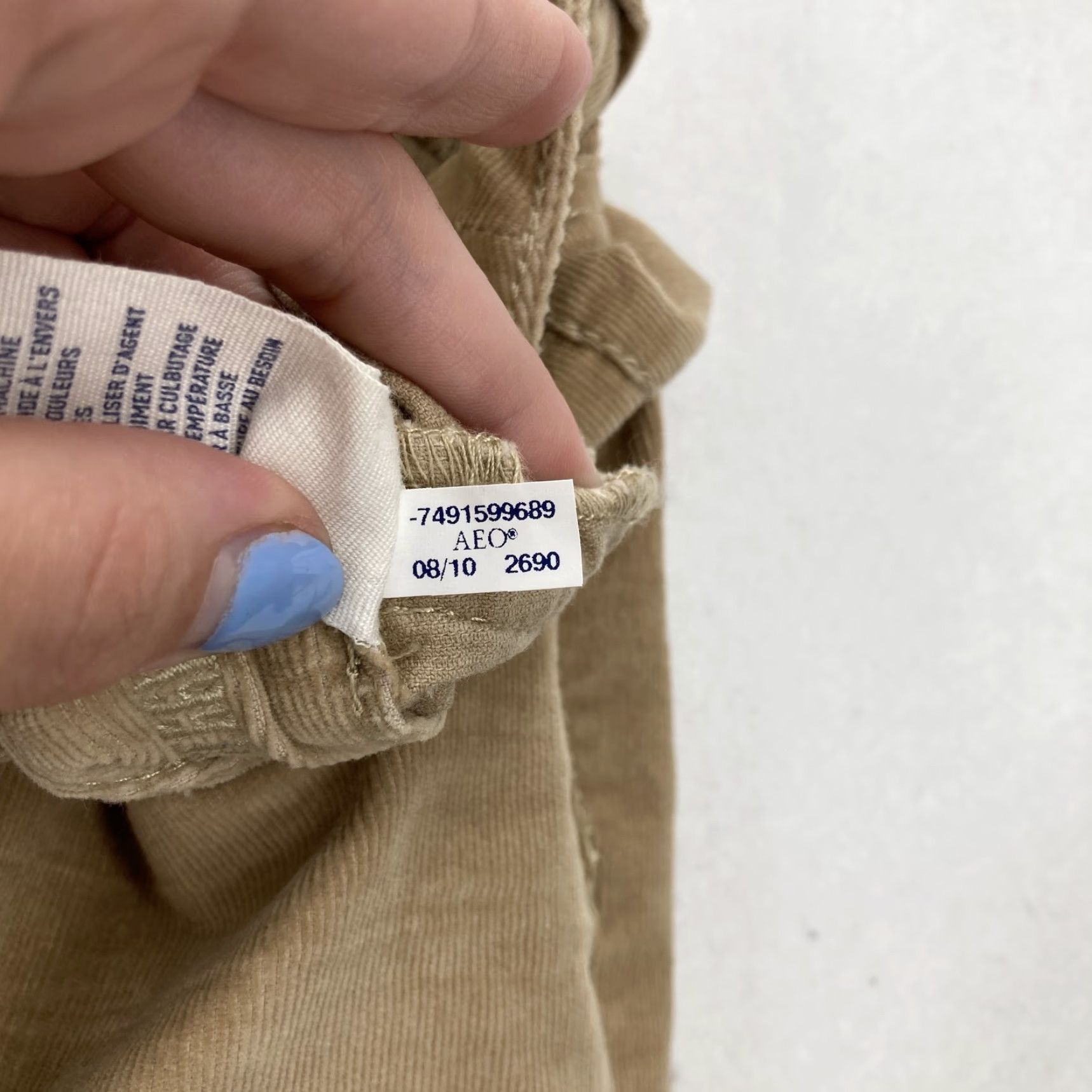 American Eagle Outfitters American Eagle Outfitters Pants Womens 14 Tan Stretch Corduroy Jegging Casual Preppy City Size 36" / US 14 / IT 50 - 7 Thumbnail