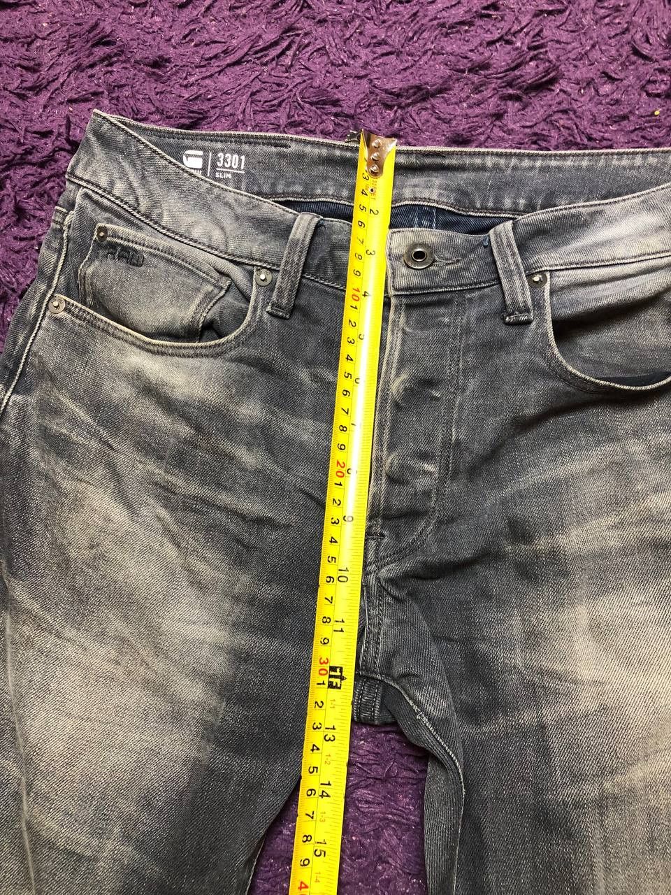 G-Star Vintage Gstar Raw Japanese Avant Garde Opium Y2K Denim Jeans Size US 30 / EU 46 - 16 Thumbnail