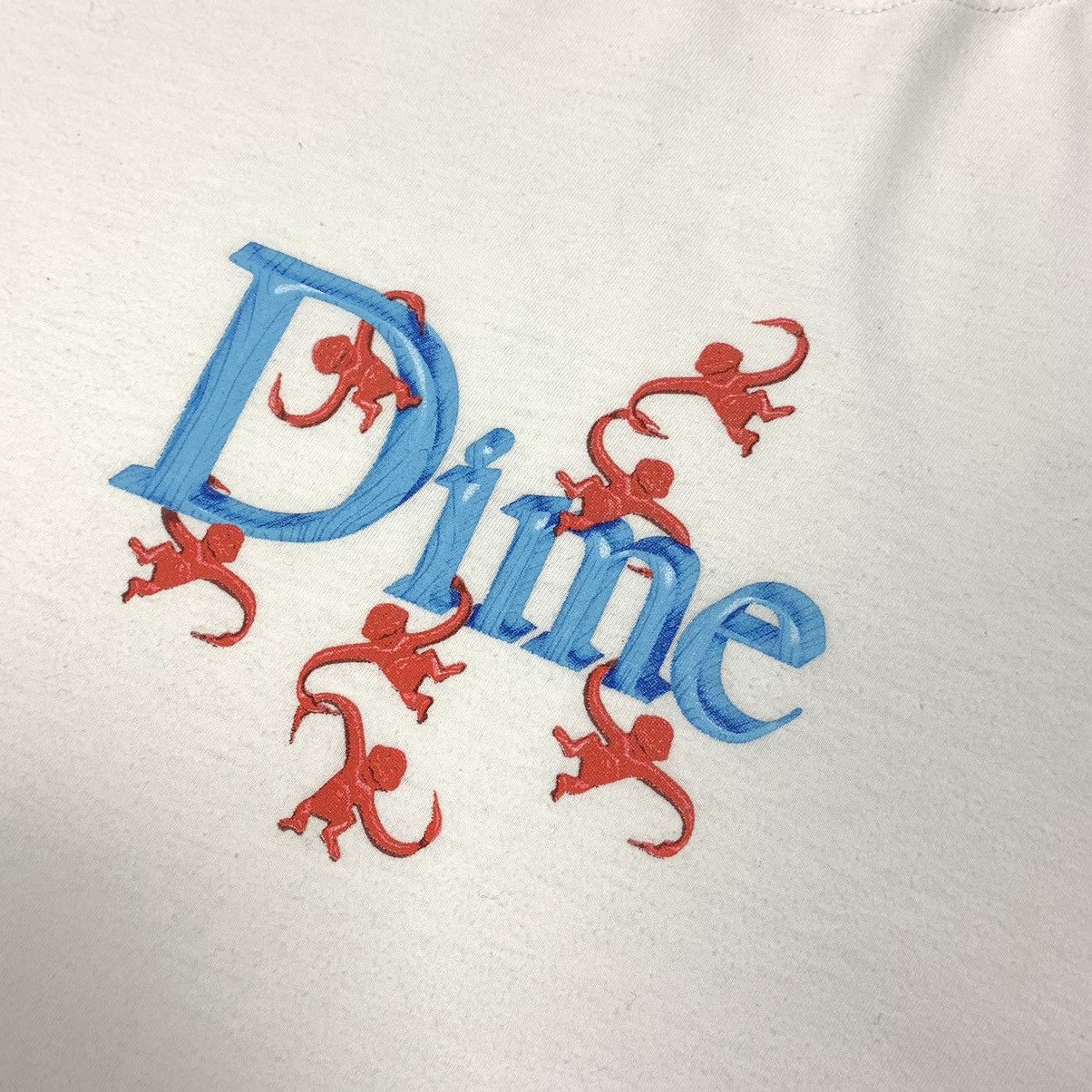 Dime Men’s Dime T-Shirt Big Logo Size XL White Short Sleeve Size US XL / EU 56 / 4 - 4 Thumbnail