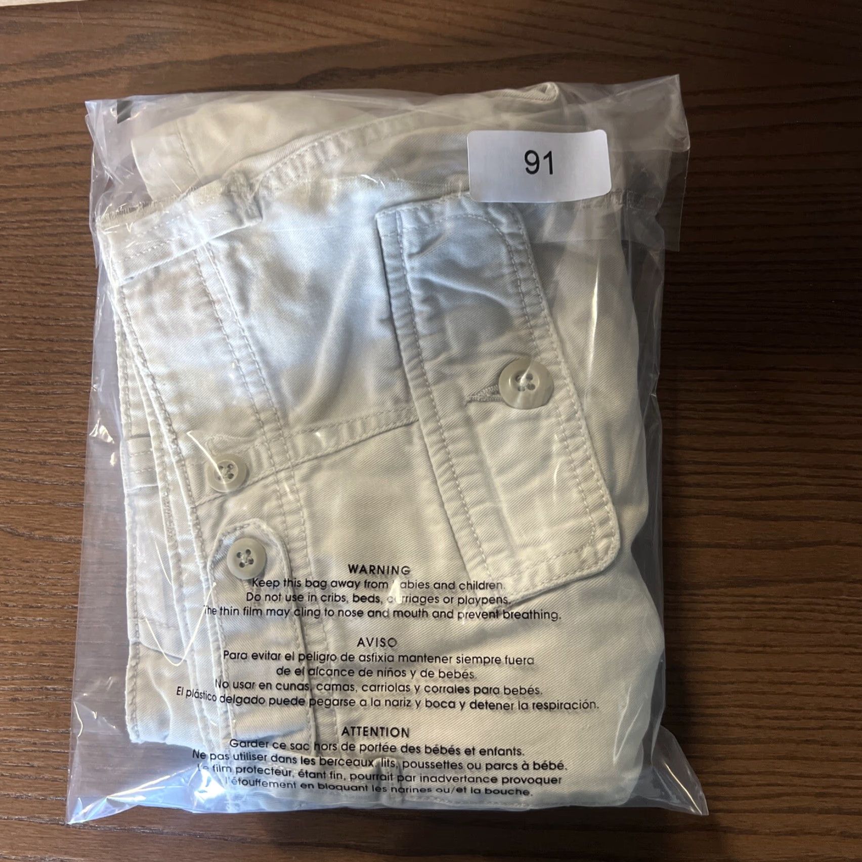 Abercrombie & Fitch Abercrombie & Fitch Womens Cargo Shorts White Size 8 Regular Cotton Cargo Shorts Womens 8 White Mens Womens Size 30" / US 8 / IT 44 - 4 Thumbnail