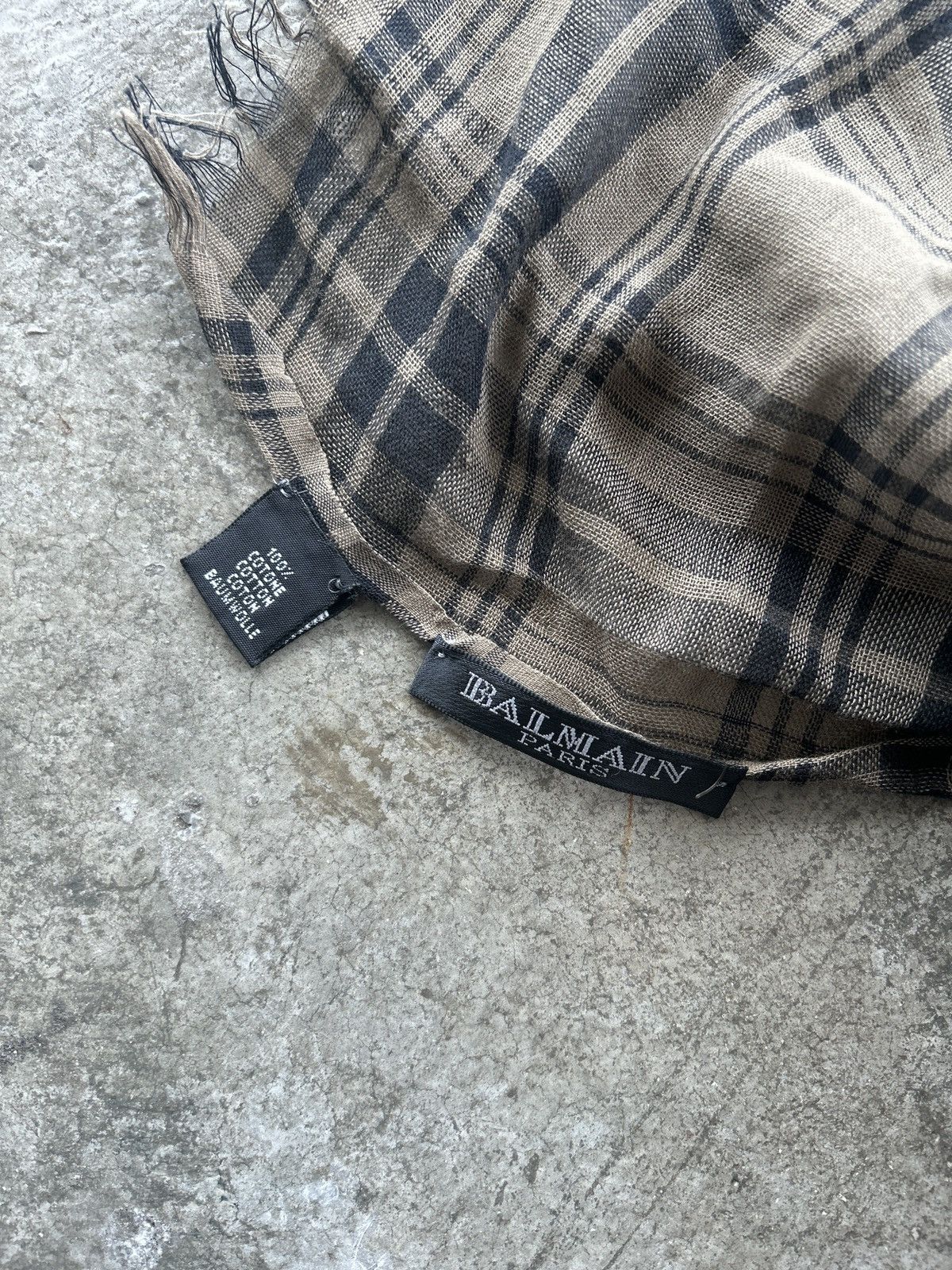 Balmain Balmain Homme SS10 Scarf Decarnin Size ONE SIZE - 4 Thumbnail