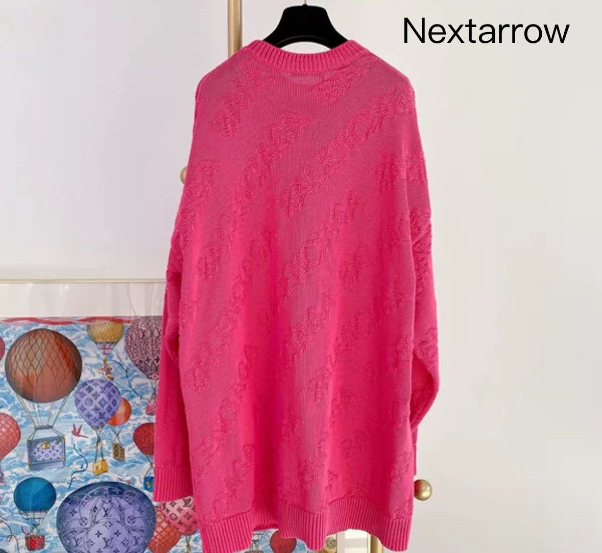Balenciaga Balenciaga Rose Red Knitted Sweater2412-Nextarrow Size US S / EU 44-46 / 1 - 2 Thumbnail
