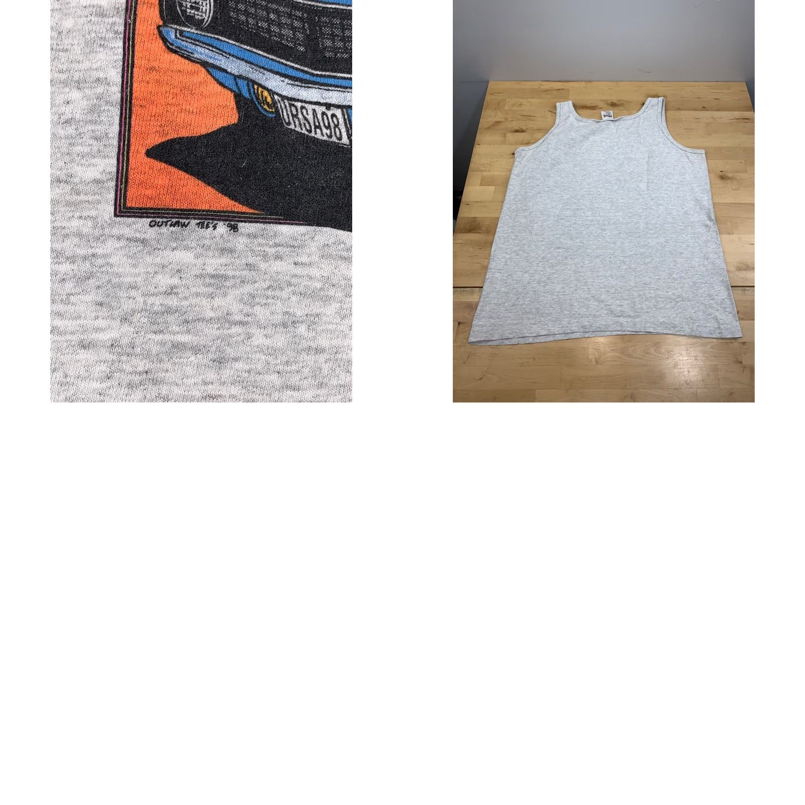 Anvil VINTAGE 1998 Ursa Car Show Tank Top Women L Gray Muscle Car Outlaw Tee 90s 11185 Size L / US 10 / IT 46 - 8 Thumbnail