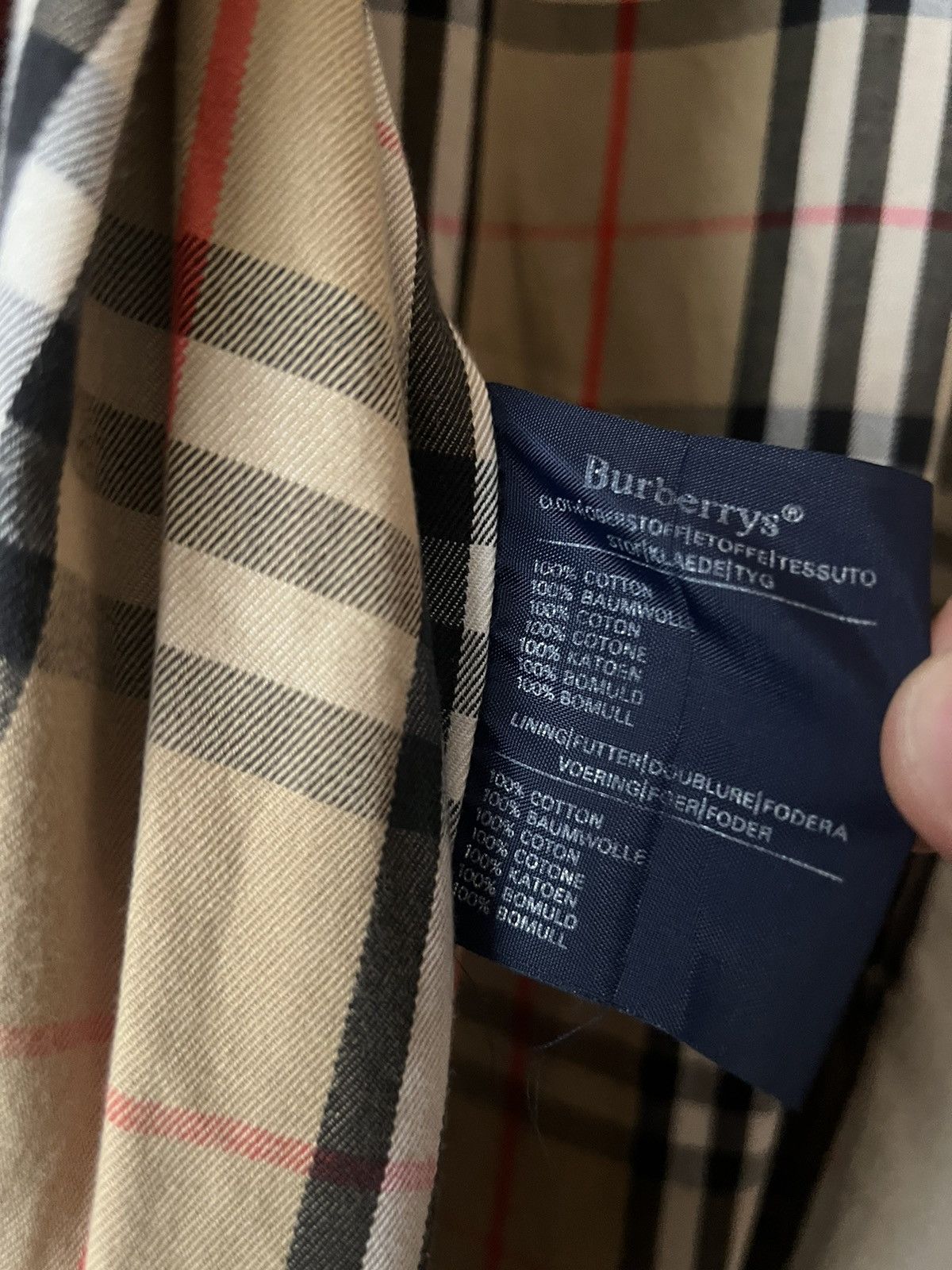 Burberry Prorsum × Vintage BURBERRY’S PRORSUM 90s VINTAGE TRENCH COAT NOVA CHECK CLOAK Size M / US 6-8 / IT 42-44 - 14 Thumbnail