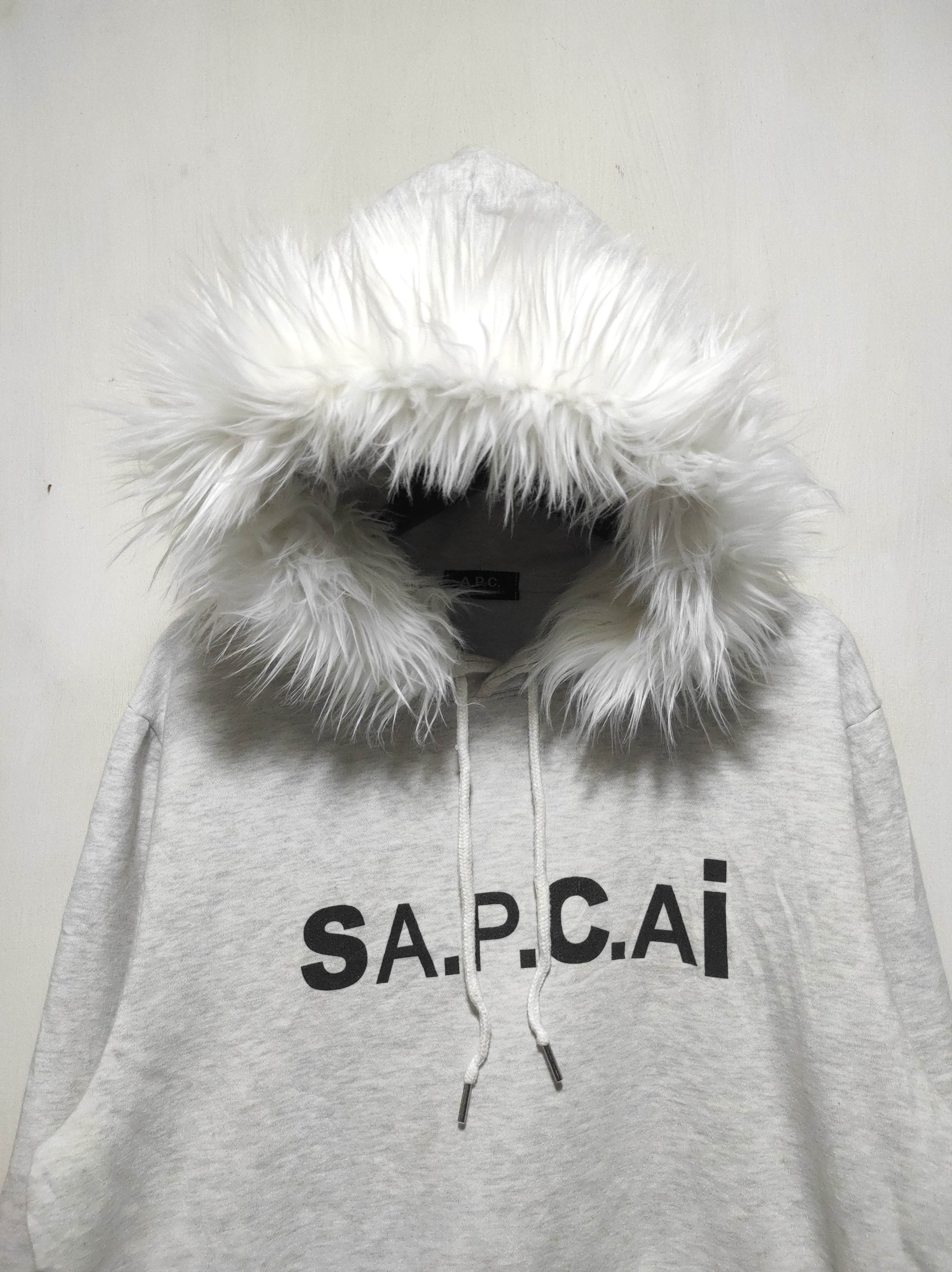 A.P.C. × Sacai APC x Sacai Fur Hoodie LGB IfSixWasNine style Size US L / EU 52-54 / 3 - 3 Thumbnail