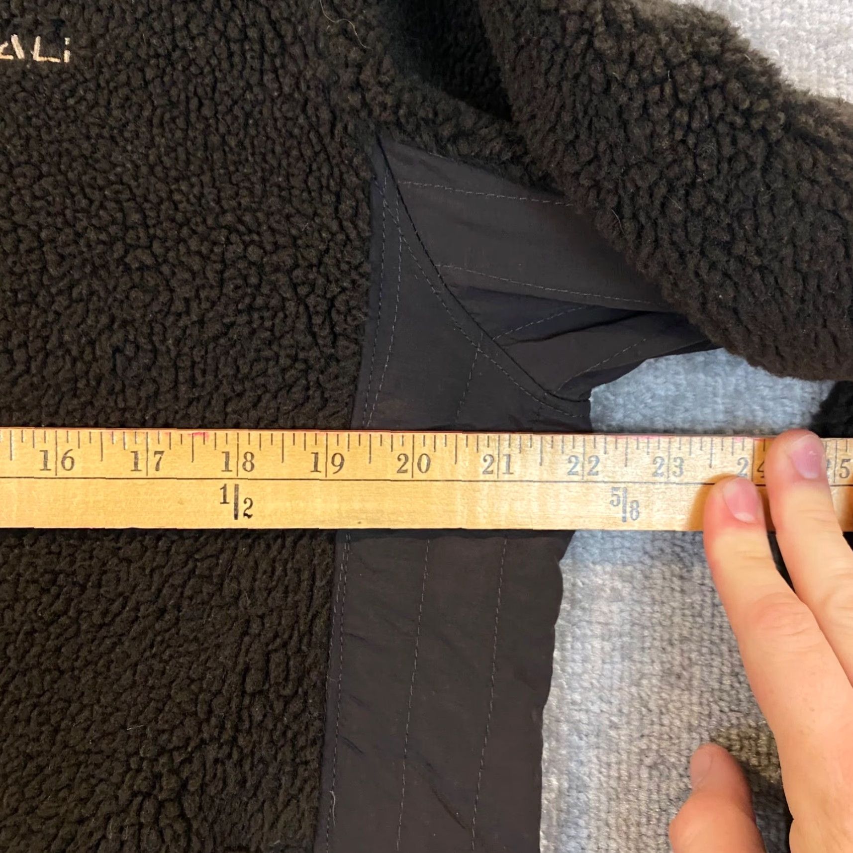 Vintage Denali Jacket Womens XL Brown Full Zip Sherpa Outerwear Hiking Trail Pockets L/S Size XL / US 12-14 / IT 48-50 - 6 Thumbnail