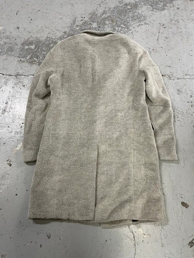 Emporio Armani AW2018 Emporio Armani Alpaca Wool Grey Trench Coat Size US M / EU 48-50 / 2 - 8 Thumbnail