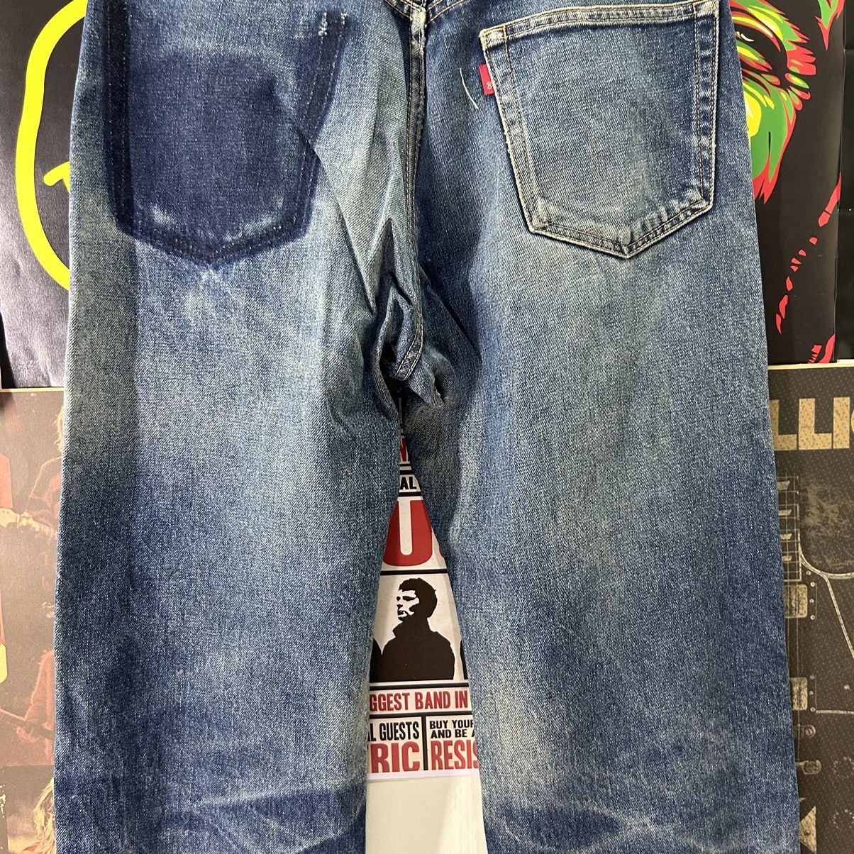 Vintage Vintage Japanese Brand Single R Distressed Denim Size US 32 / EU 48 - 13 Thumbnail