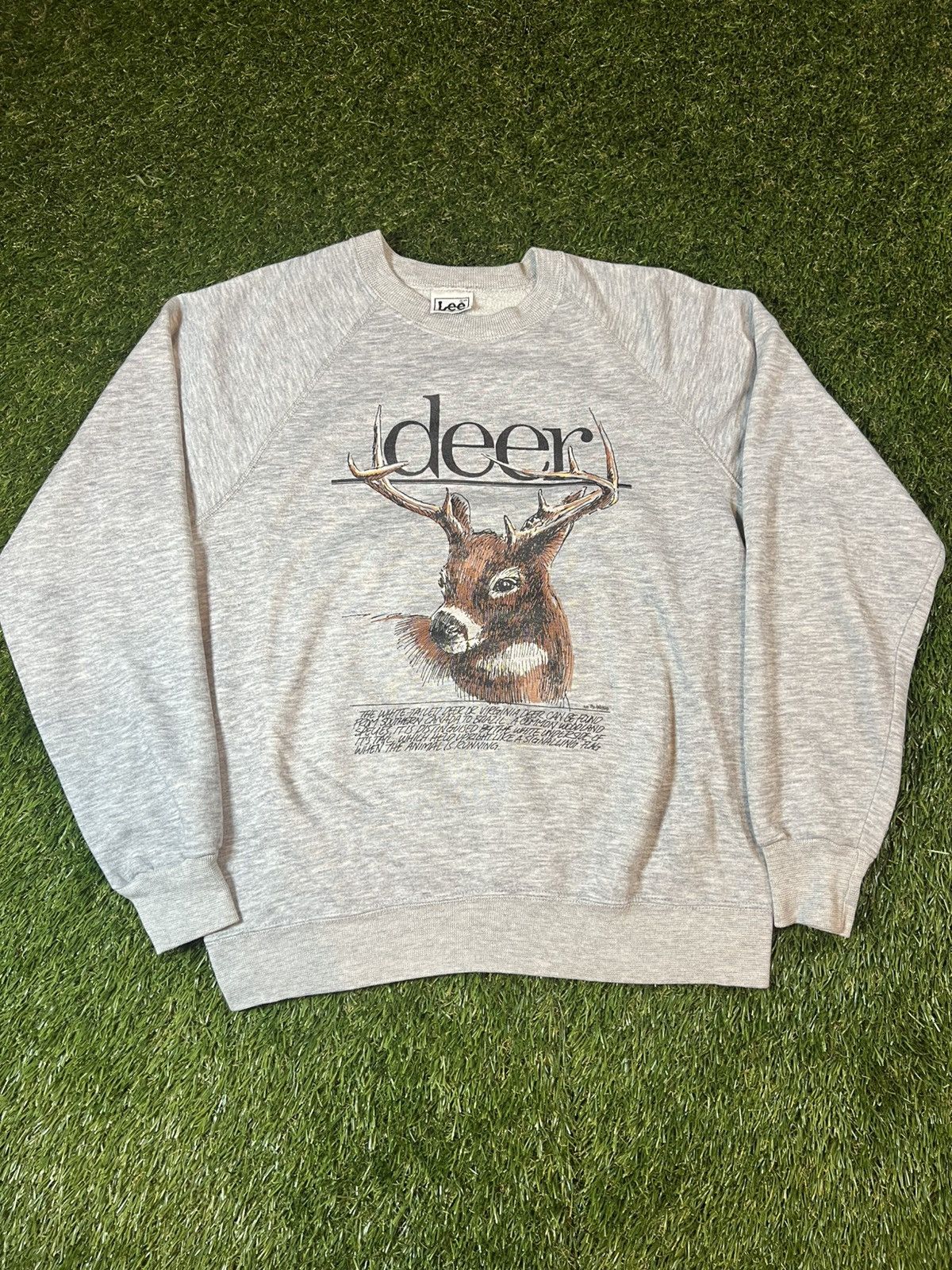 Habitat Vintage 80s Virginia Deer Essential Fall Crewneck Sweatshirt Size US M / EU 48-50 / 2 - 1 Thumbnail