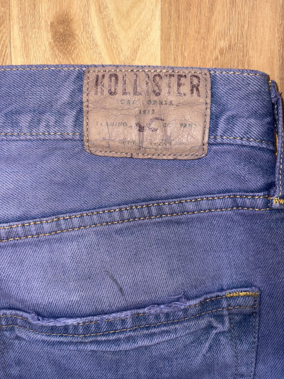 Hollister streetwear hollister low rise bootcut faded jeans Size US 32 / EU 48 - 7 Thumbnail