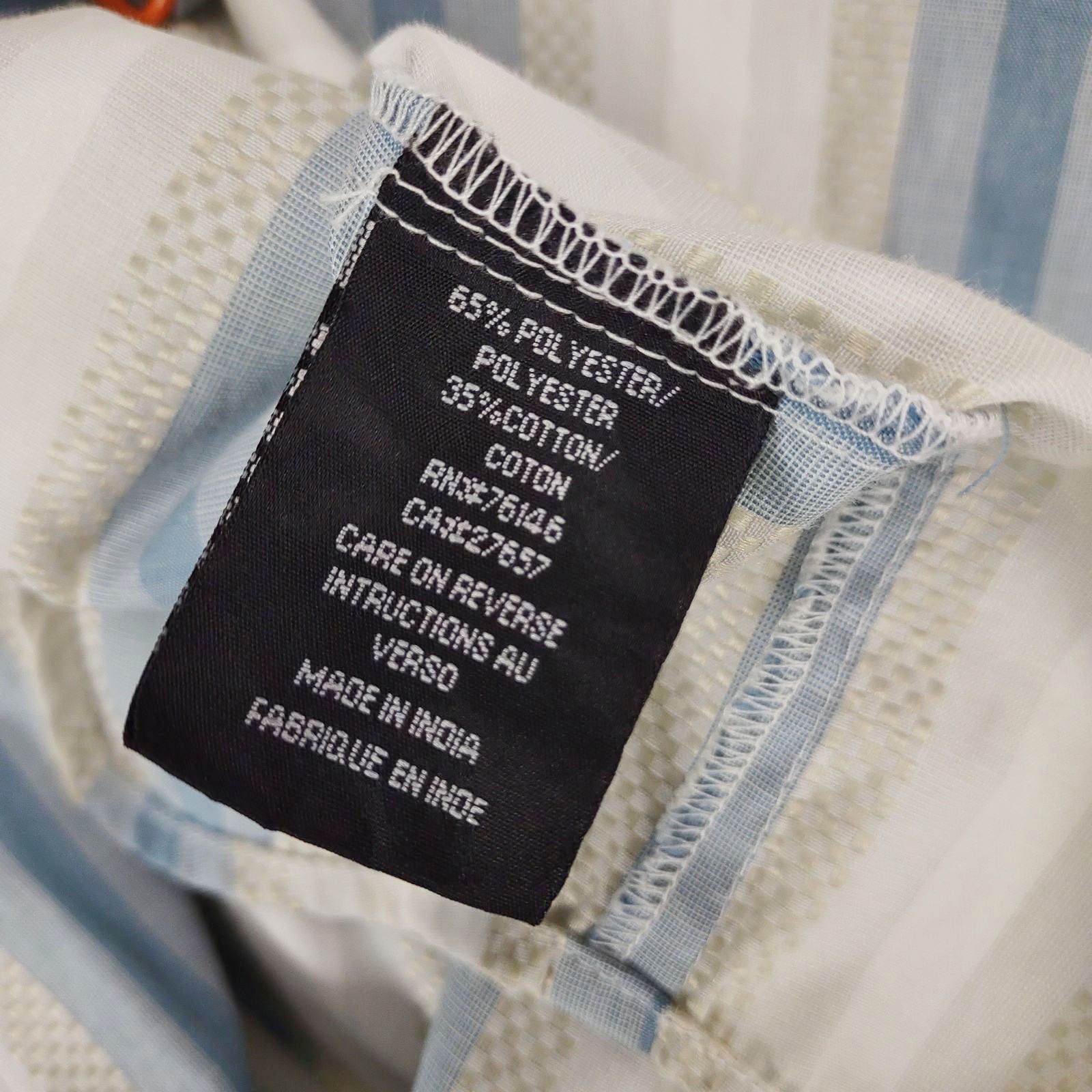 Rusty Rusty Men's Striped Button Up Short Sleeve Pocket Shirt Size US XL / EU 56 / 4 - 7 Thumbnail
