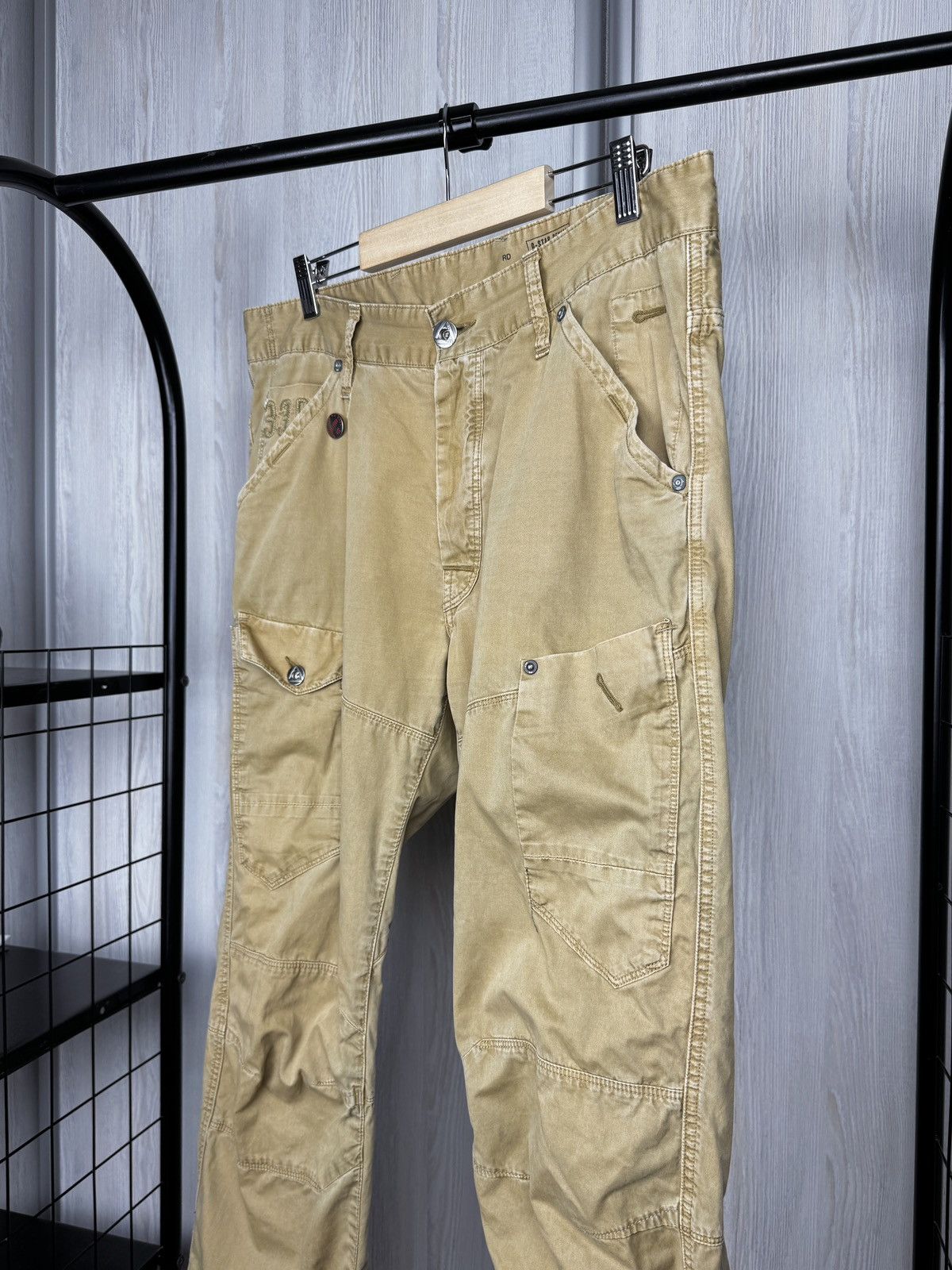 G-Star G-Star Raw General 5620 Tapered Double Knee Cargo pants Size US 34 / EU 50 - 4 Thumbnail