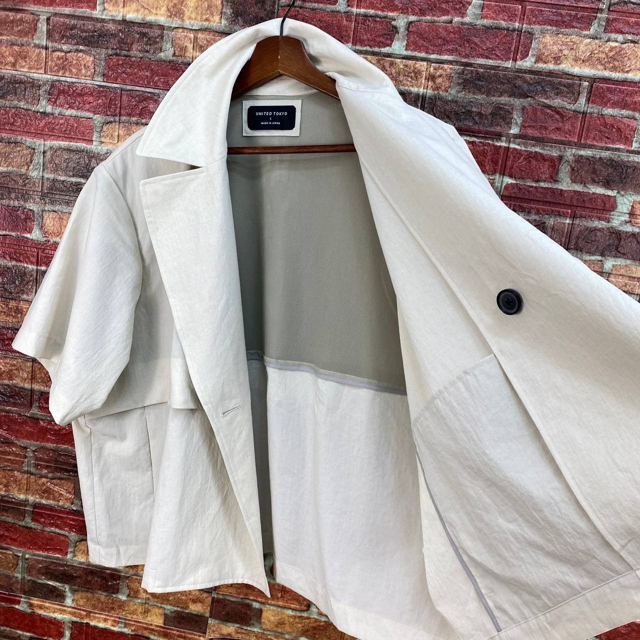 Japanese Brand United Tokyo Asymmetrical Spider Baggy Minimalist Jacket Size US S / EU 44-46 / 1 - 9 Thumbnail