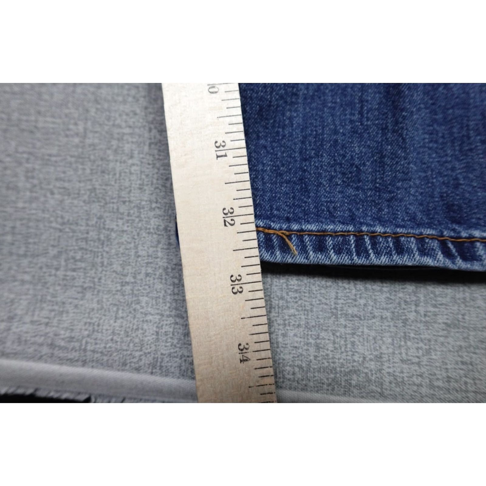 Levi's Levi's 514 Jeans Men 36x30 Blue Dark Wash Denim Stretch Comfort Slim Straight Size US 36 / EU 52 - 5 Thumbnail