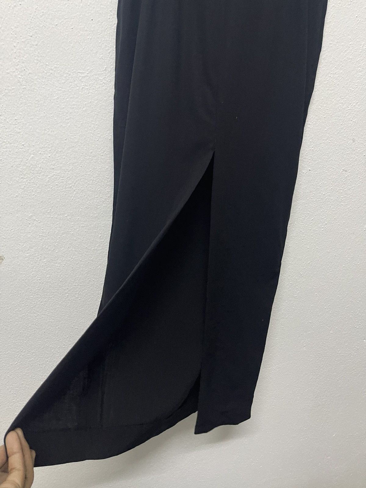 Moschino 90s MOSCHINO WOOL MAXI SKIRT RARE SLIMFIT Size 23" - 8 Thumbnail