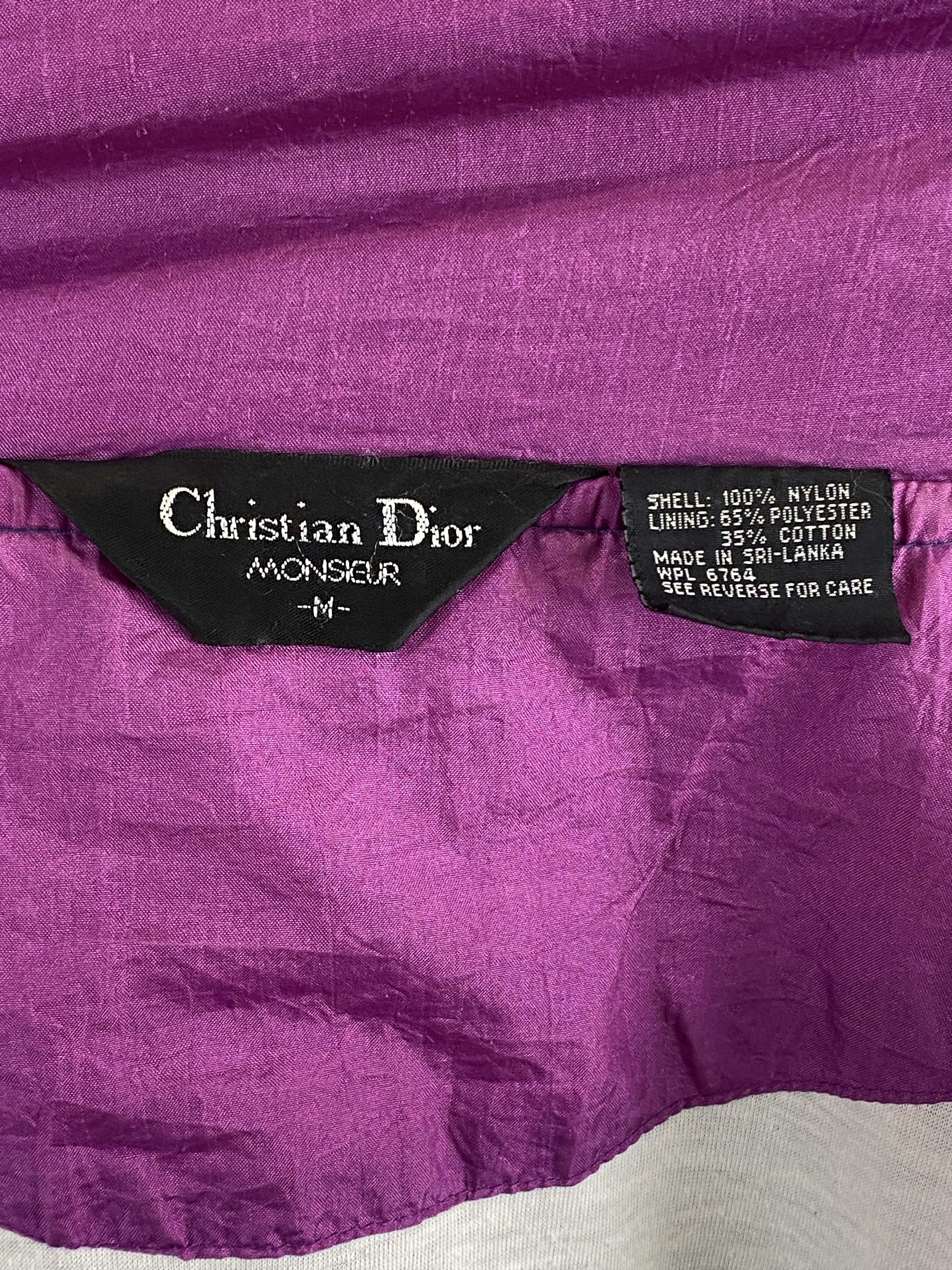 Christian Dior Monsieur × Dior × Vintage 90s Christian Dior Monsieur Vintage Men's Windbreaker Jacket Size US M / EU 48-50 / 2 - 7 Thumbnail