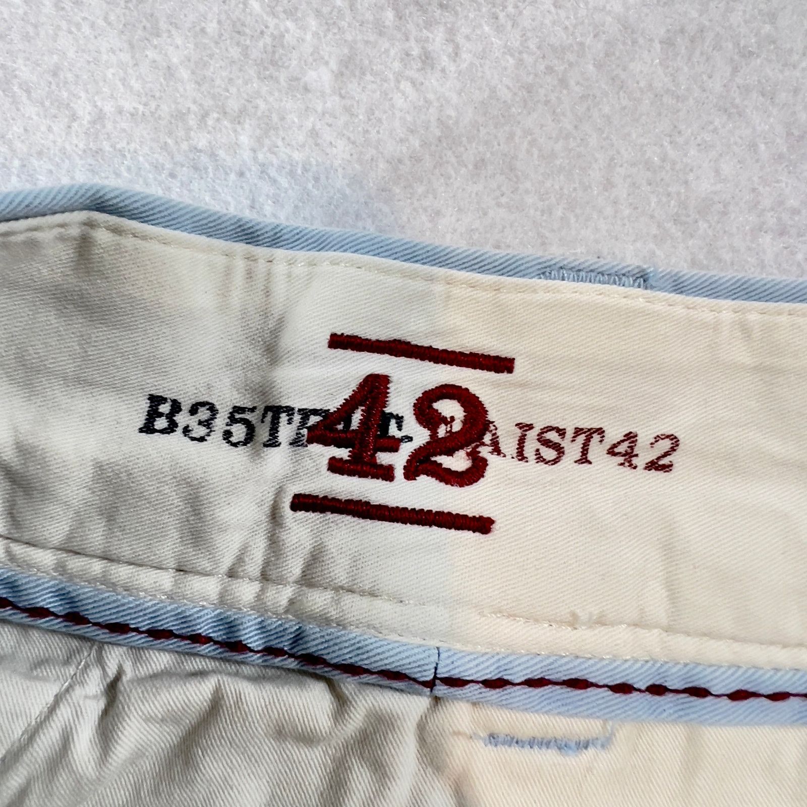 Indigo Palms Indigo Palms Chinos Men's W42 Vintage Made Hong Kong B35TF1T Size US 42 / EU 58 - 11 Thumbnail