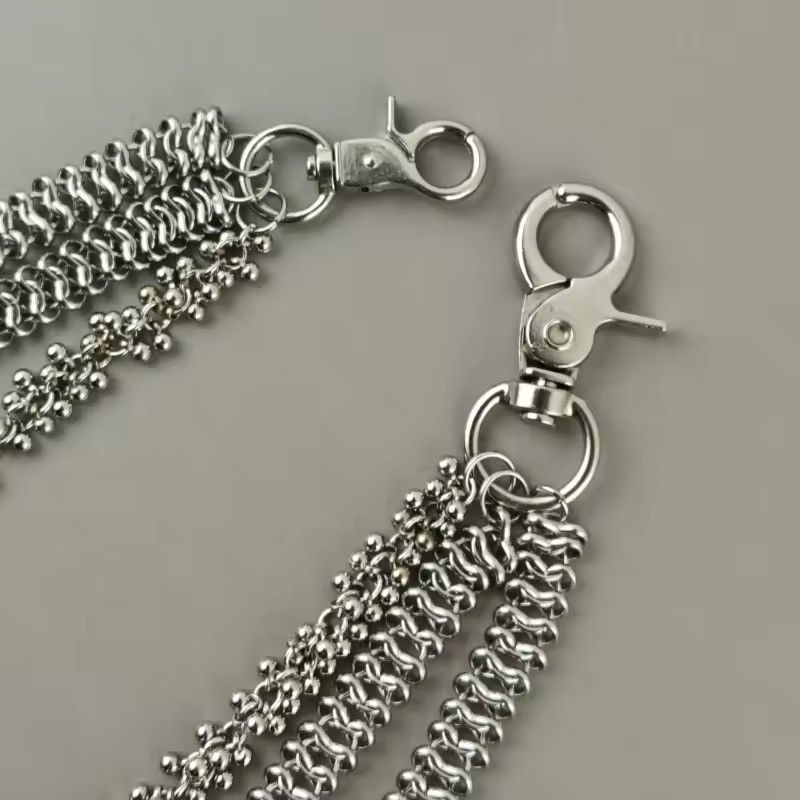 Japanese Brand × Vintage Layered Stainless Steel Wallet Chain Accessories Size ONE SIZE - 4 Thumbnail
