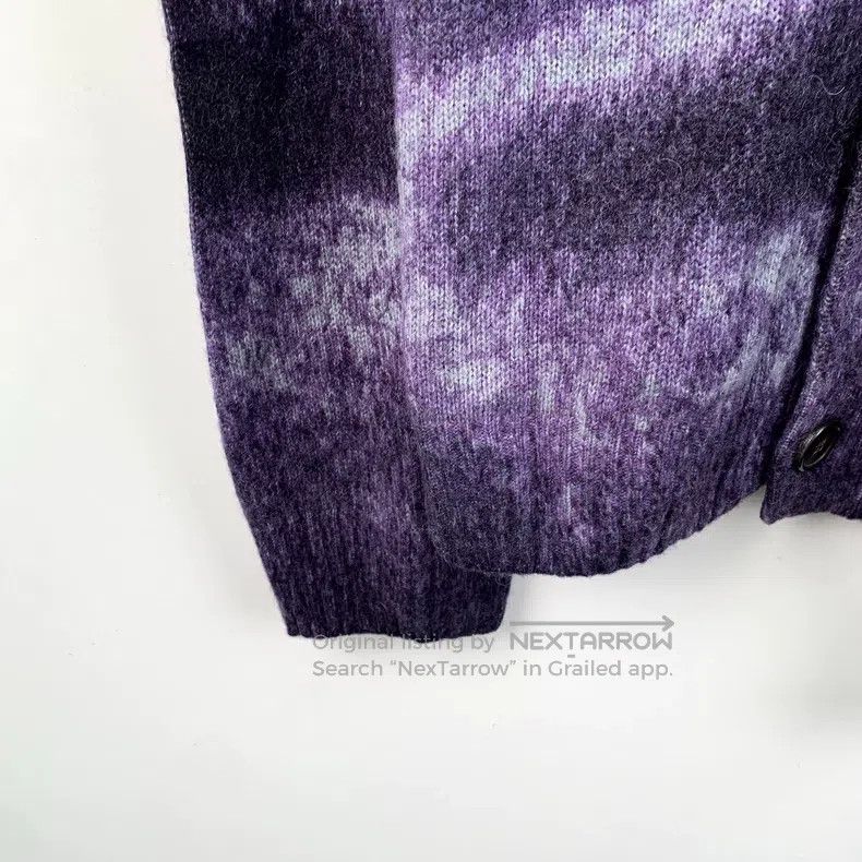 Hermes Hermes Purple Ombre Wool Long Sleeve Single-Breasted Knit Size US XXL / EU 58 / 5 - 4 Thumbnail