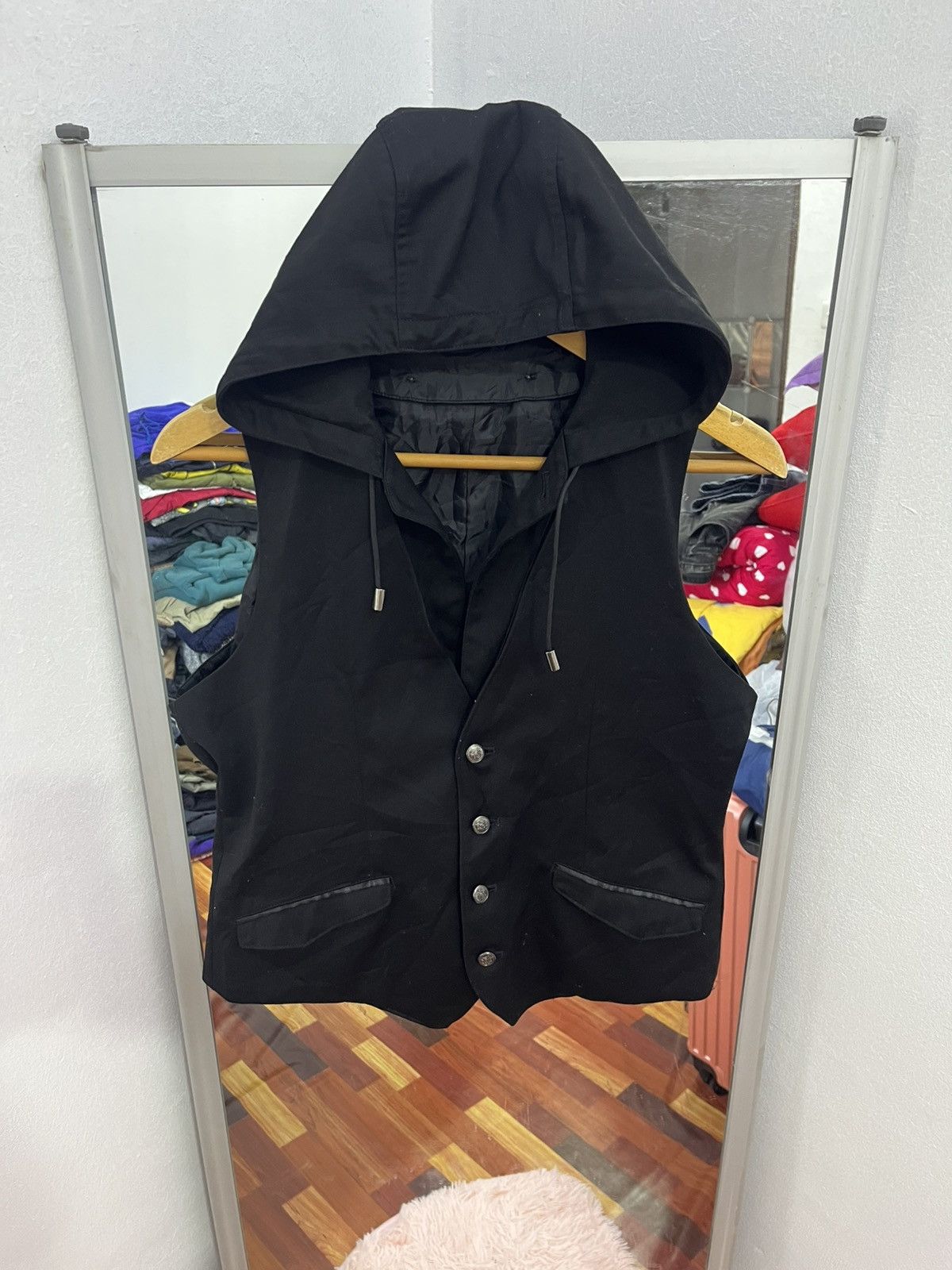 HIDEAWAYS Hideaways Nicole Hooded Vest Minimal Streetwear Size US S / EU 44-46 / 1 - 1 Thumbnail