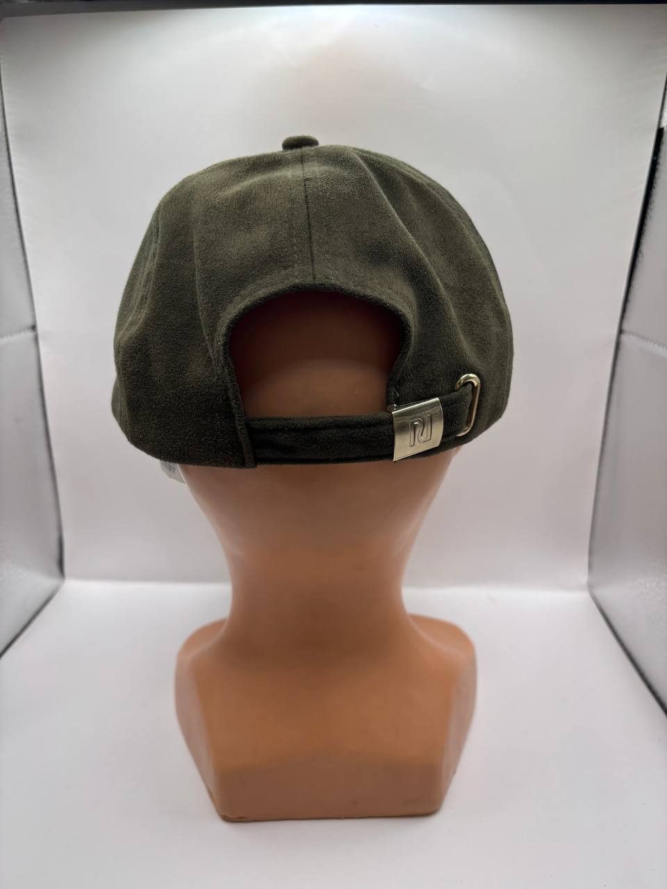 River Island River Island Suede Texture Cap-Olive Green w/Gold Hardware Size ONE SIZE - 5 Thumbnail