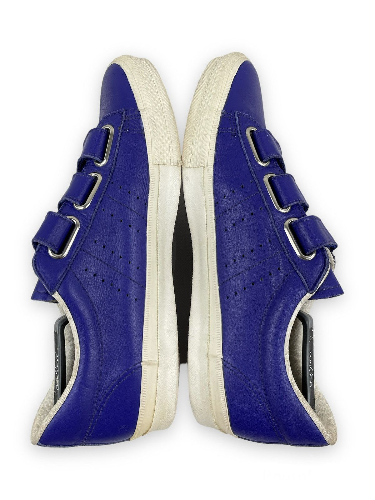 Kansai Yamamoto Y2K Y'S Japan Leather Strap Hook-Loop Sneakers Low-Top Shoes Size US 11.5 / EU 44-45 - 7 Thumbnail