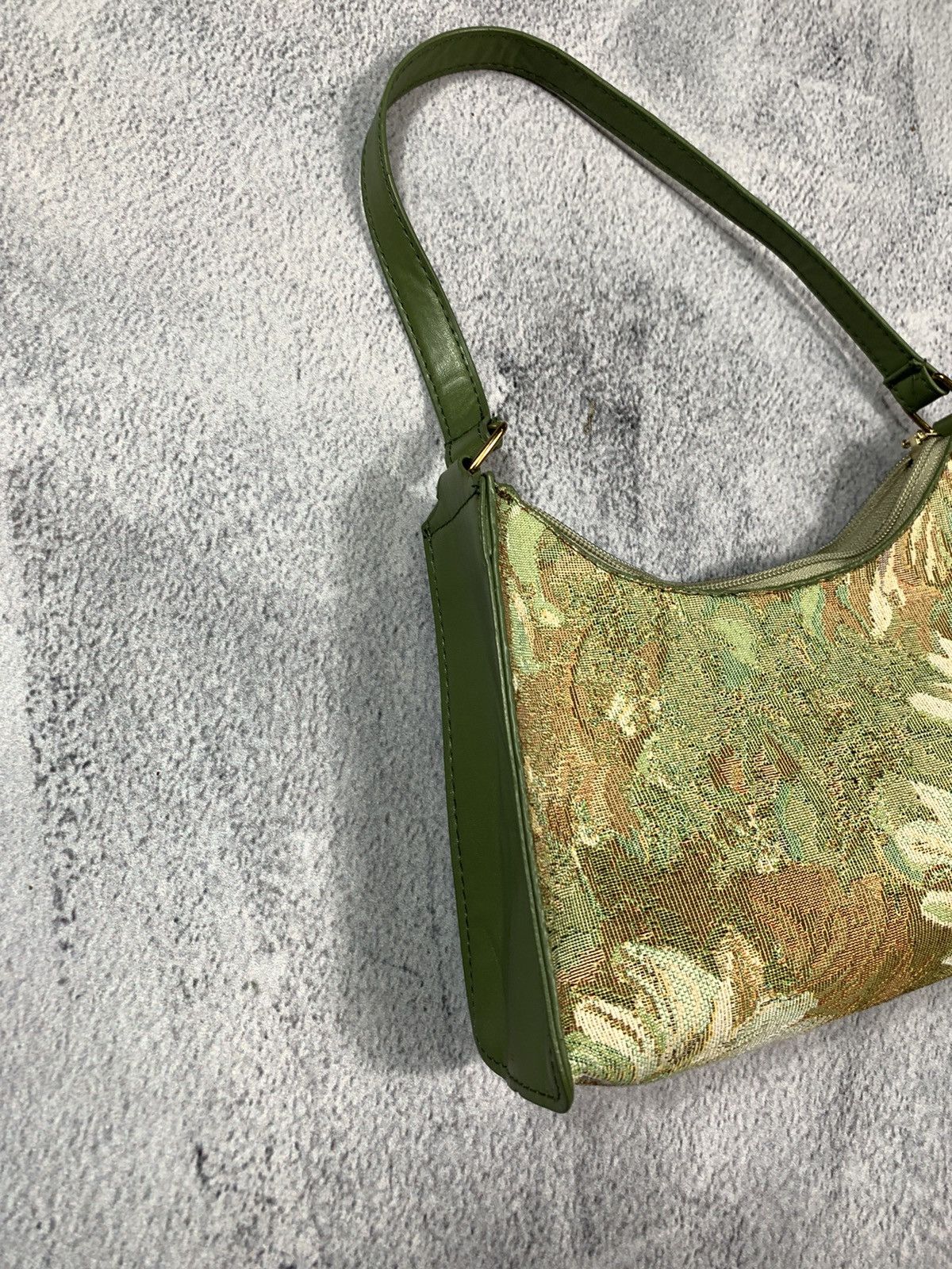 Vintage Vintage 90s Japanese flora mini bag streetwear Size ONE SIZE - 5 Thumbnail