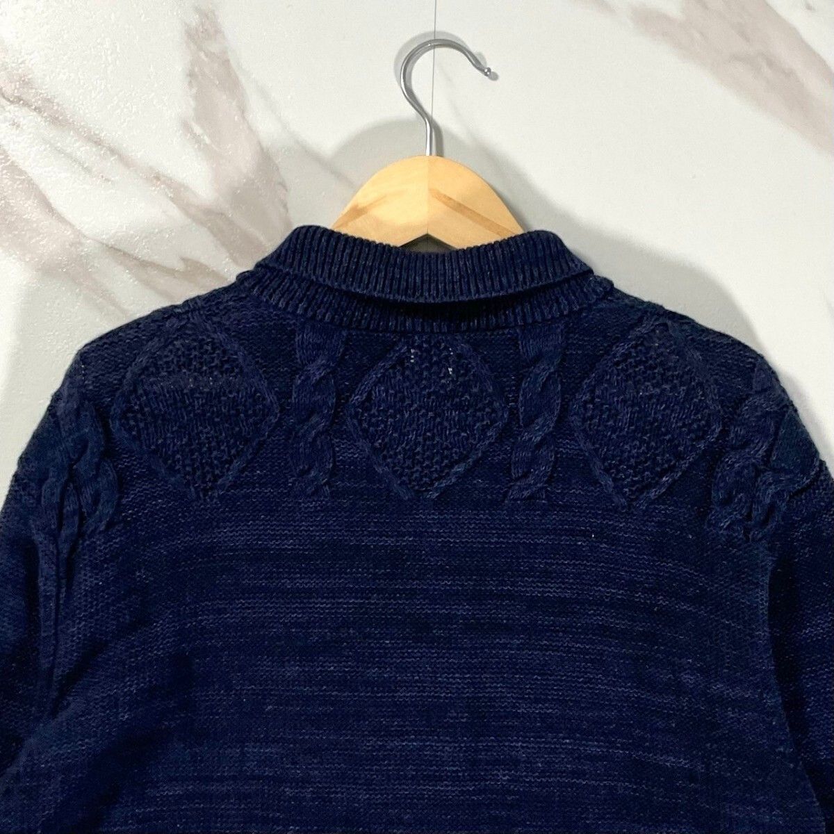 Takeo Kikuchi Ribbed Cable Knit Cardigan Sweater Size US L / EU 52-54 / 3 - 6 Thumbnail