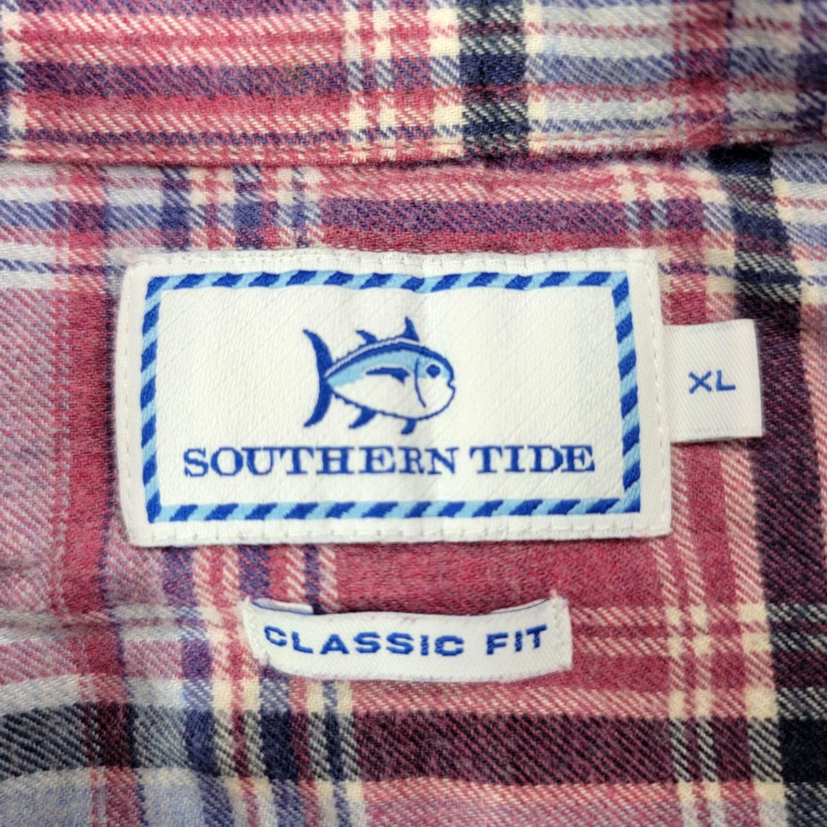 Southern Tide Southern Tide Shirt Mens XL Red Plaid Long Sleeve Flannel Button Down Casual Size US XL / EU 56 / 4 - 2 Thumbnail