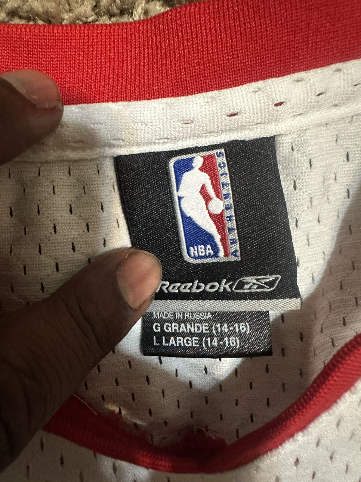 NBA Vintage Kids NBA Reebok Houston Rockets 00s size large Size US XXS / EU 40 - 3 Thumbnail